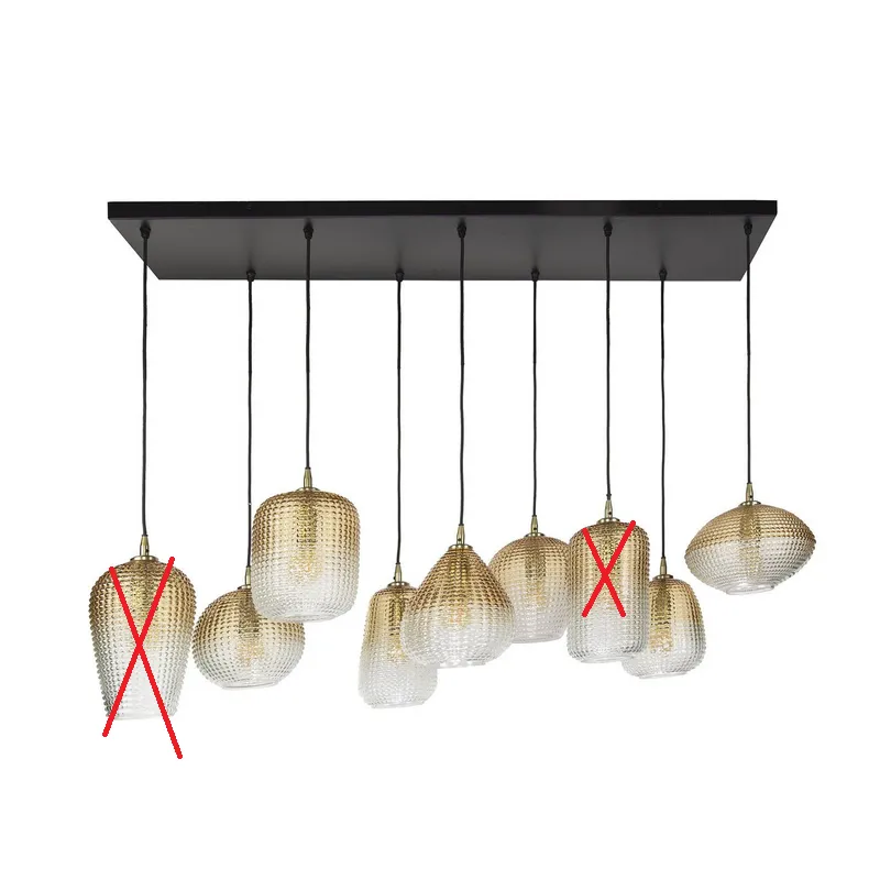 Beleuchtungskonzept Hängeleuchte Dot Glaslampe Hängeleuchte Siehe Text/Foto B-Ware