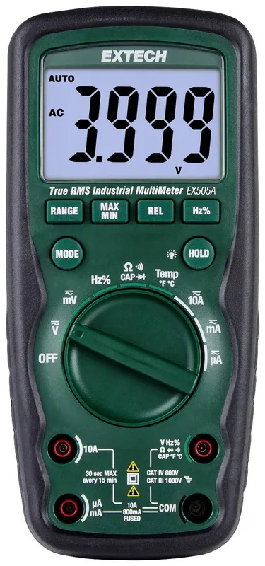 Extech Extech Ex505 A K Hand Multimeter Digital Cat Iv 600 V Anzeige Defektware D-Ware