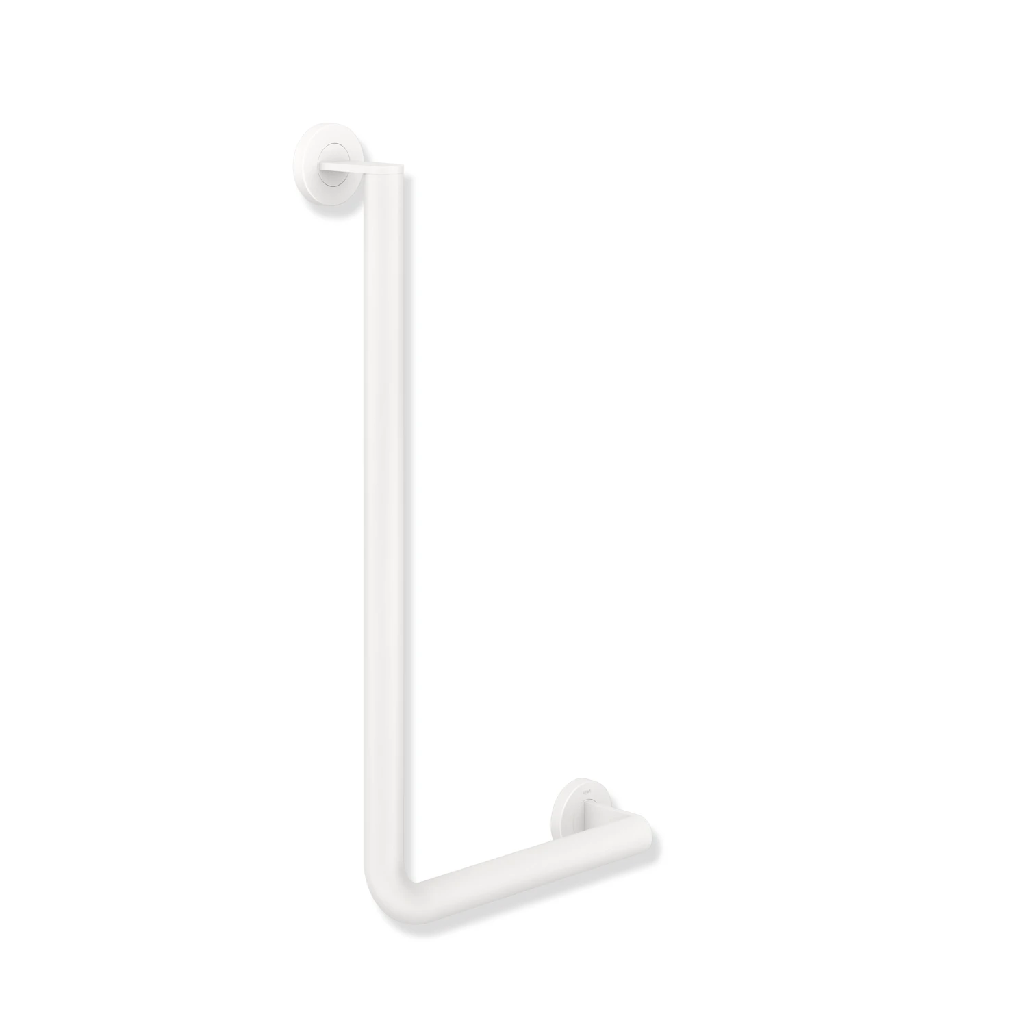 Winkelgriff,d:32, A1:600, W1:300, li, plvb weiß tiefmatt