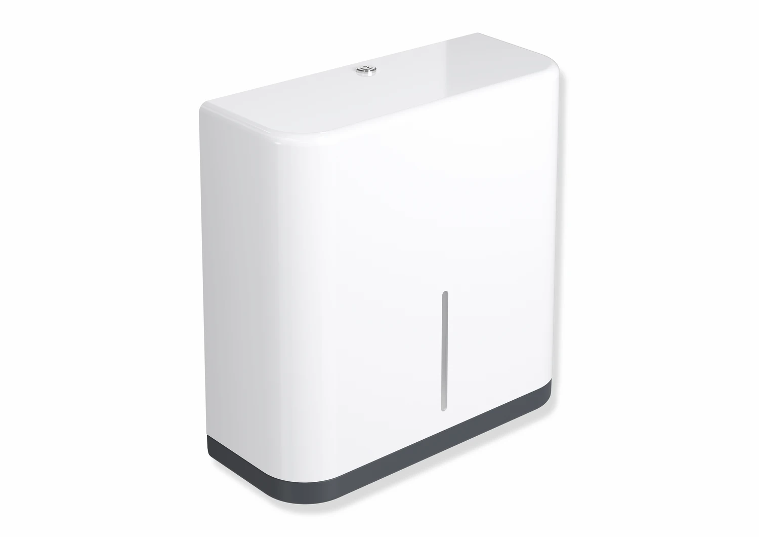 WC-Großrollenhalter EM Korpus Fb 98, Rahmen matt signalweiß