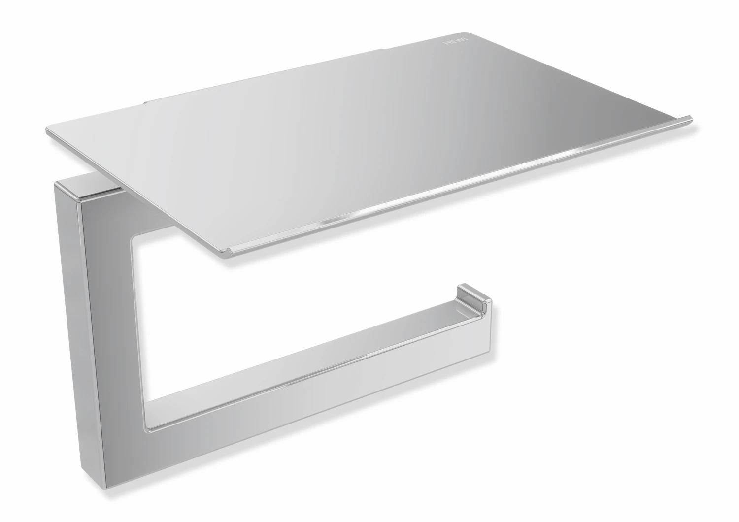 WC-Papierhalter Sys 900 Q, m. Ablage, chrom