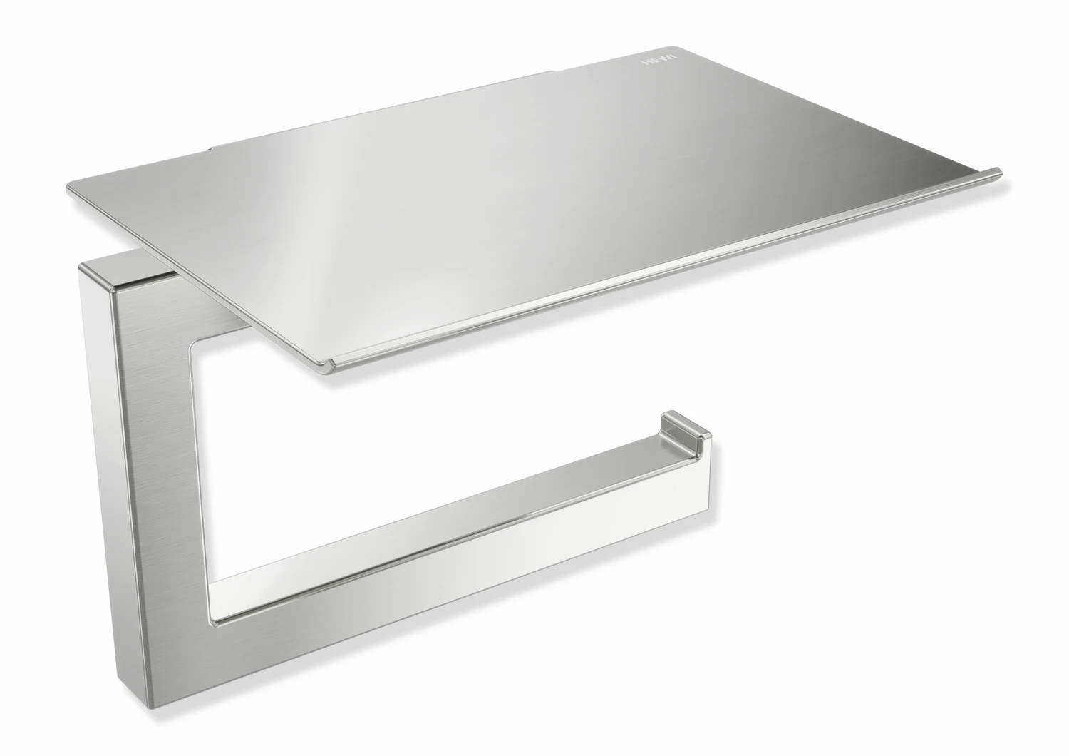 WC-Papierhalter Sys 900 Q, m. Ablage, matt-schliff