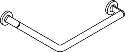 Winkelgriff 135 Gr, d:32, schliff
