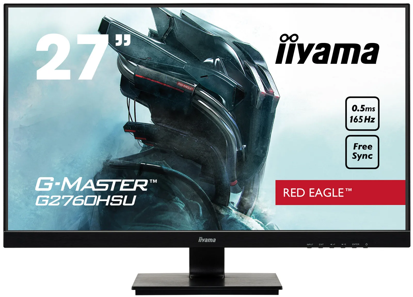 iiyama G2760HSU-B3 27" TN Monitor, 1920 x 1080 Full HD, 165Hz, 1ms