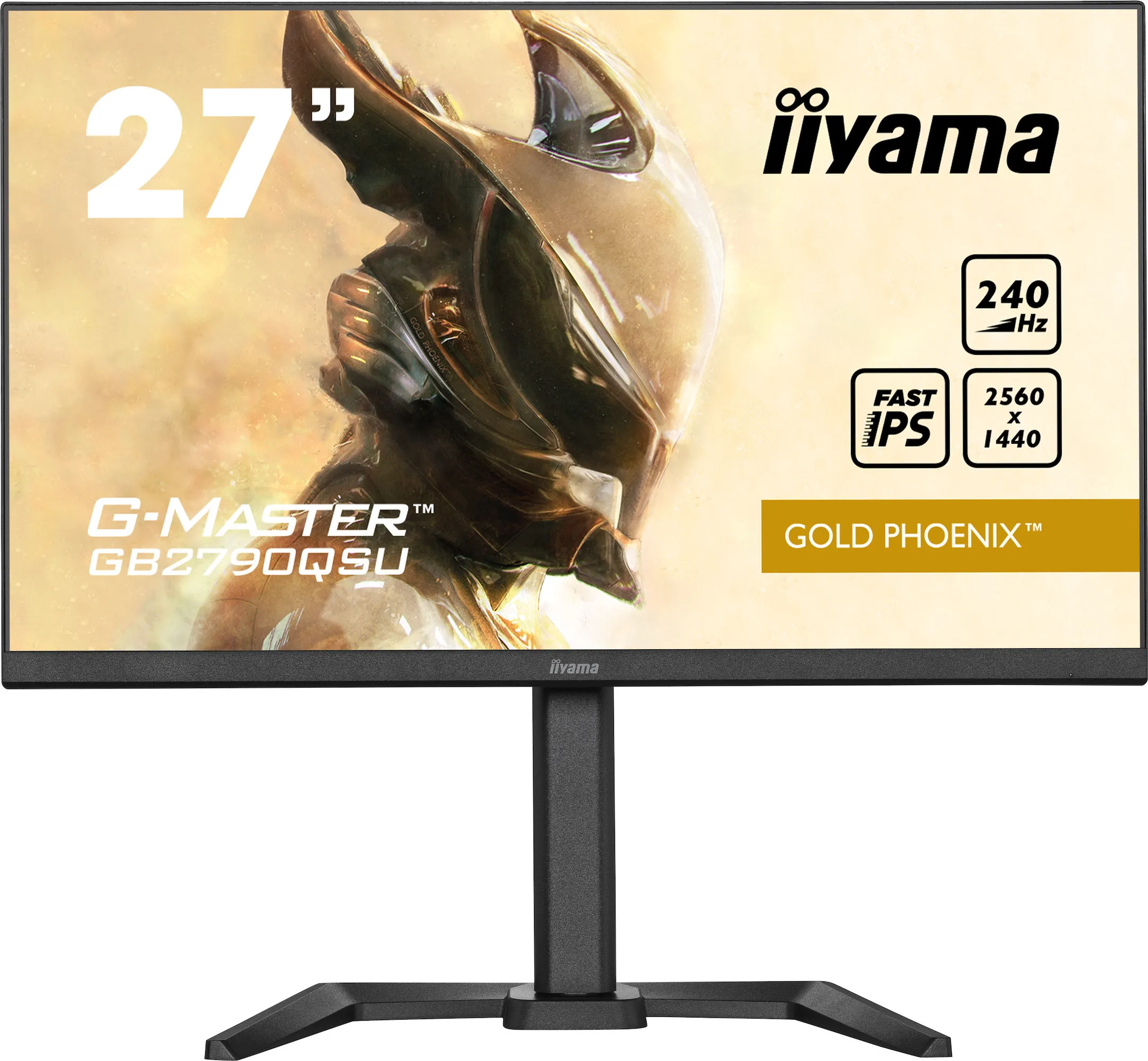 iiyama GB2790QSU-B5 27" IPS Monitor, 2560 x 1440 QHD / WQHD, 240Hz, 1ms