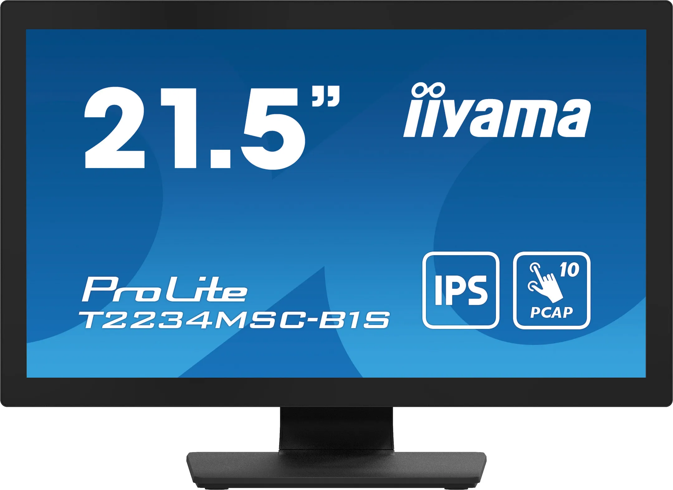 iiyama T2234MSC-B1S 22" IPS Monitor, 1920 x 1080 Full HD, 60Hz, 8ms