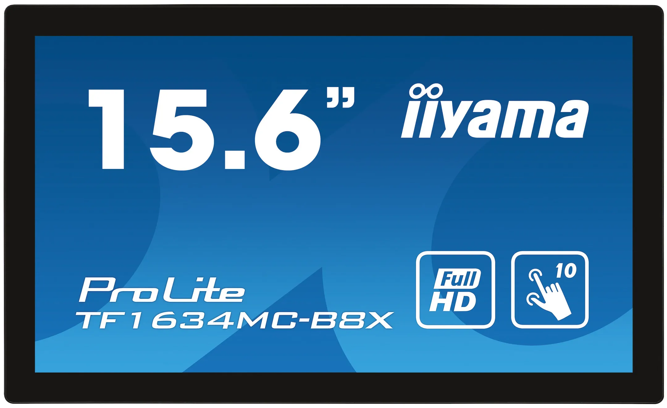 iiyama PROLITE TF1634MC-B8X 16" IPS Monitor, 1920 x 1080 Full HD, 60Hz, 25ms