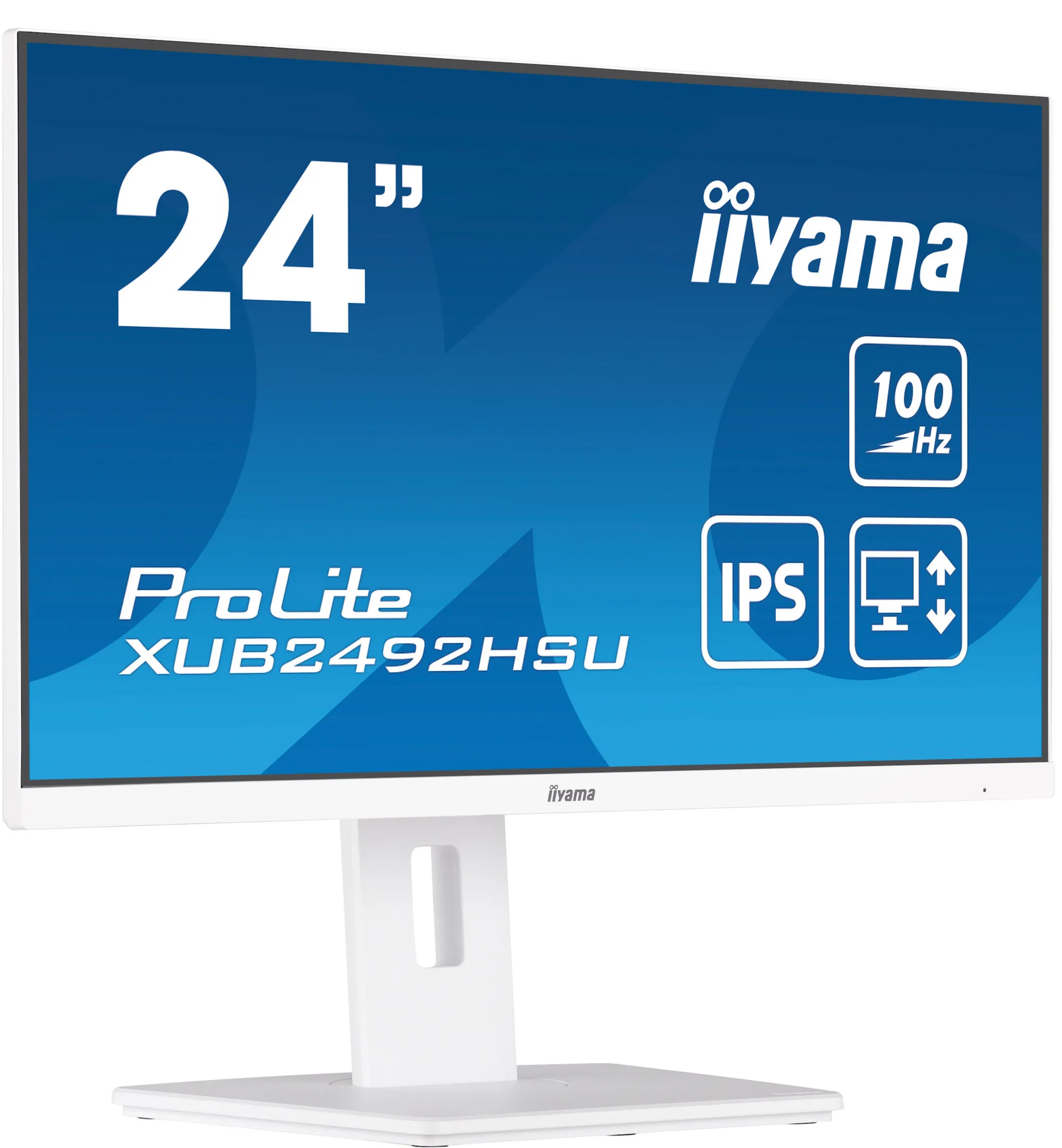 iiyama XUB2492HSU-W6 24" IPS Monitor, 1920 x 1080 Full HD, 100Hz, 0,4ms