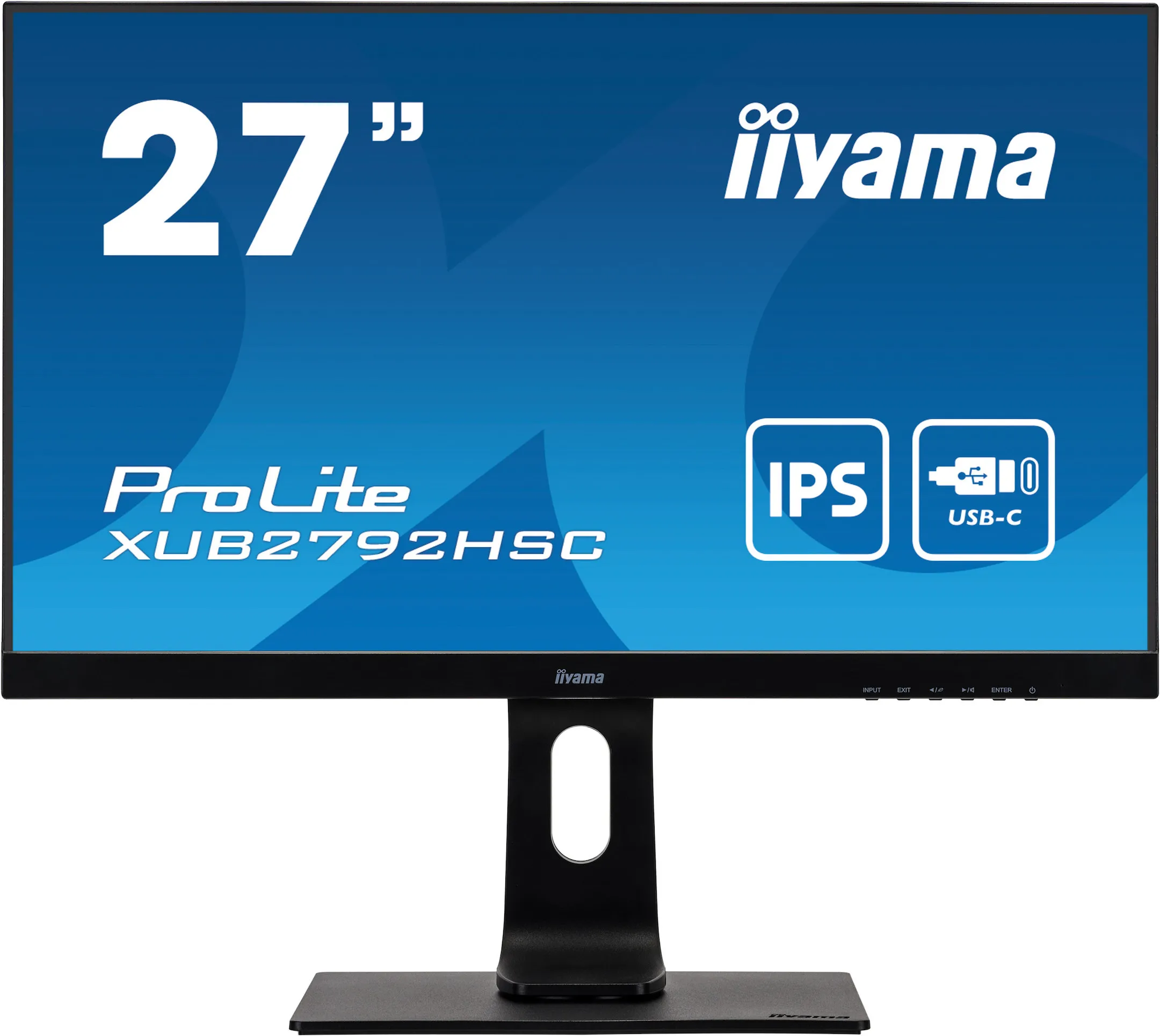 iiyama PROLITE XUB2792HSC-B1 27" IPS Monitor, 1920 x 1080 Full HD, 75Hz, 4ms