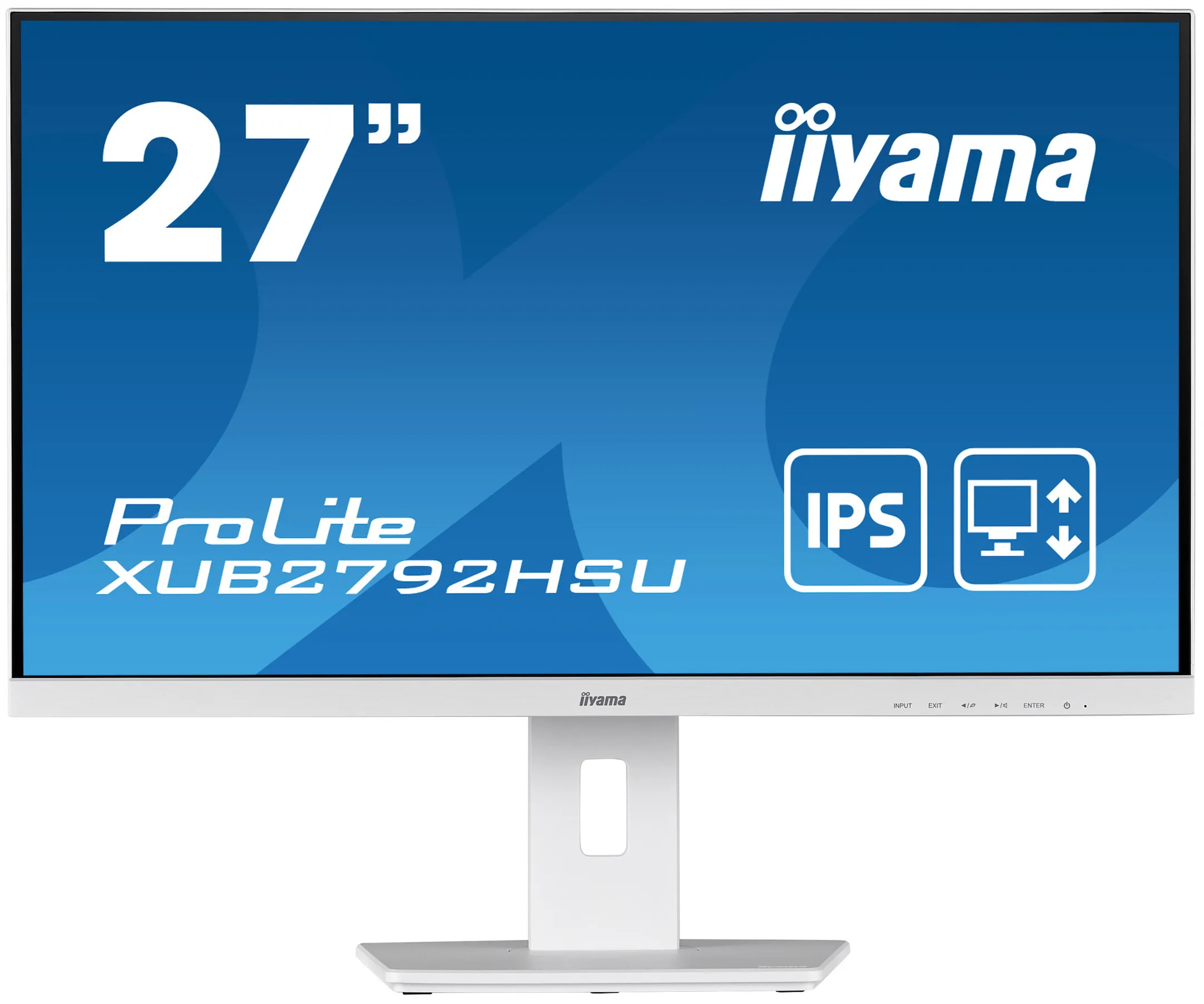 iiyama ProLite XUB2792HSU-W5 27" IPS Monitor, 1920 x 1080 Full HD, 75Hz, 4ms