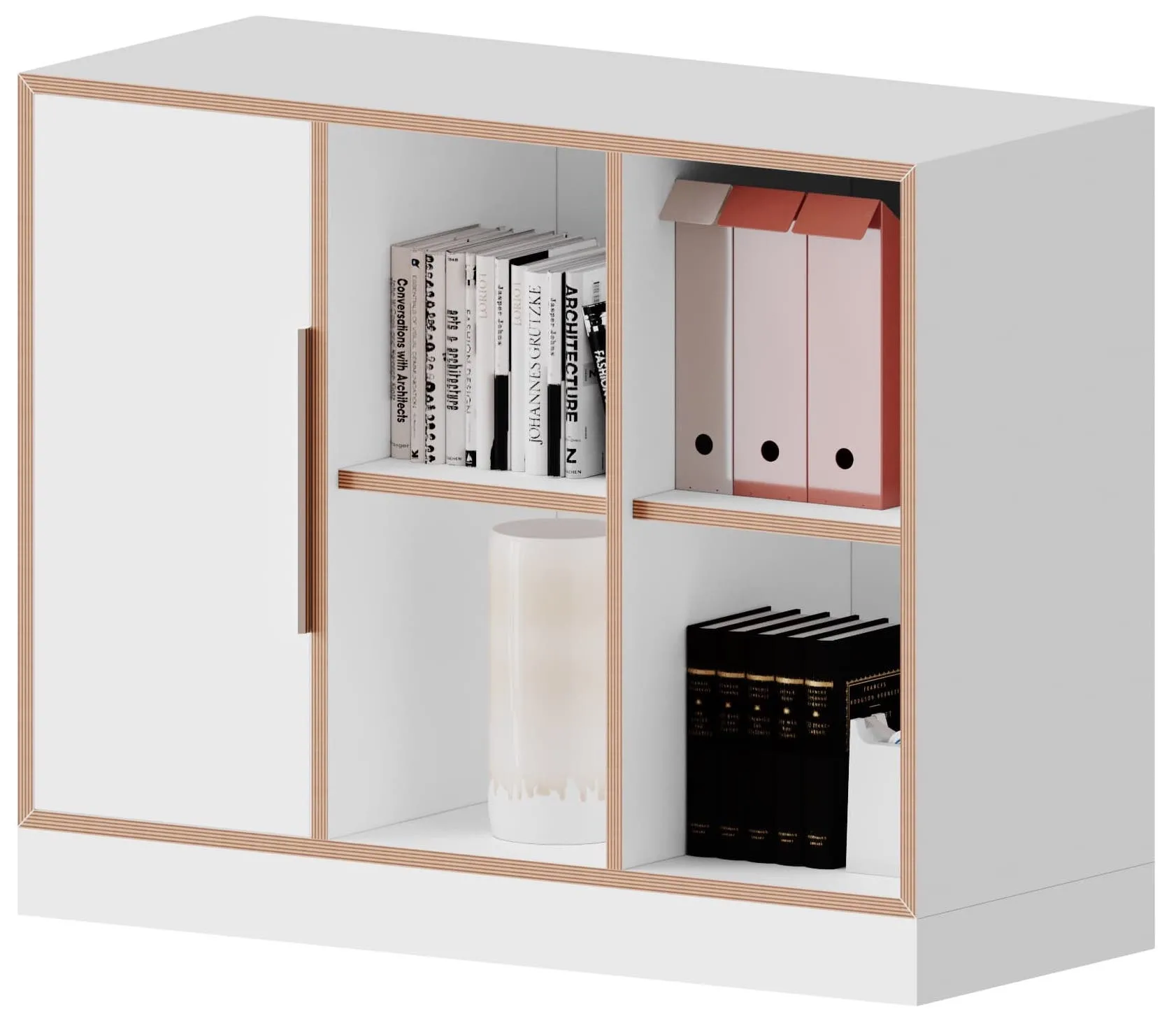 Conen Regal dreireihig mit 2 Ordnerhöhen - qickly® Serie