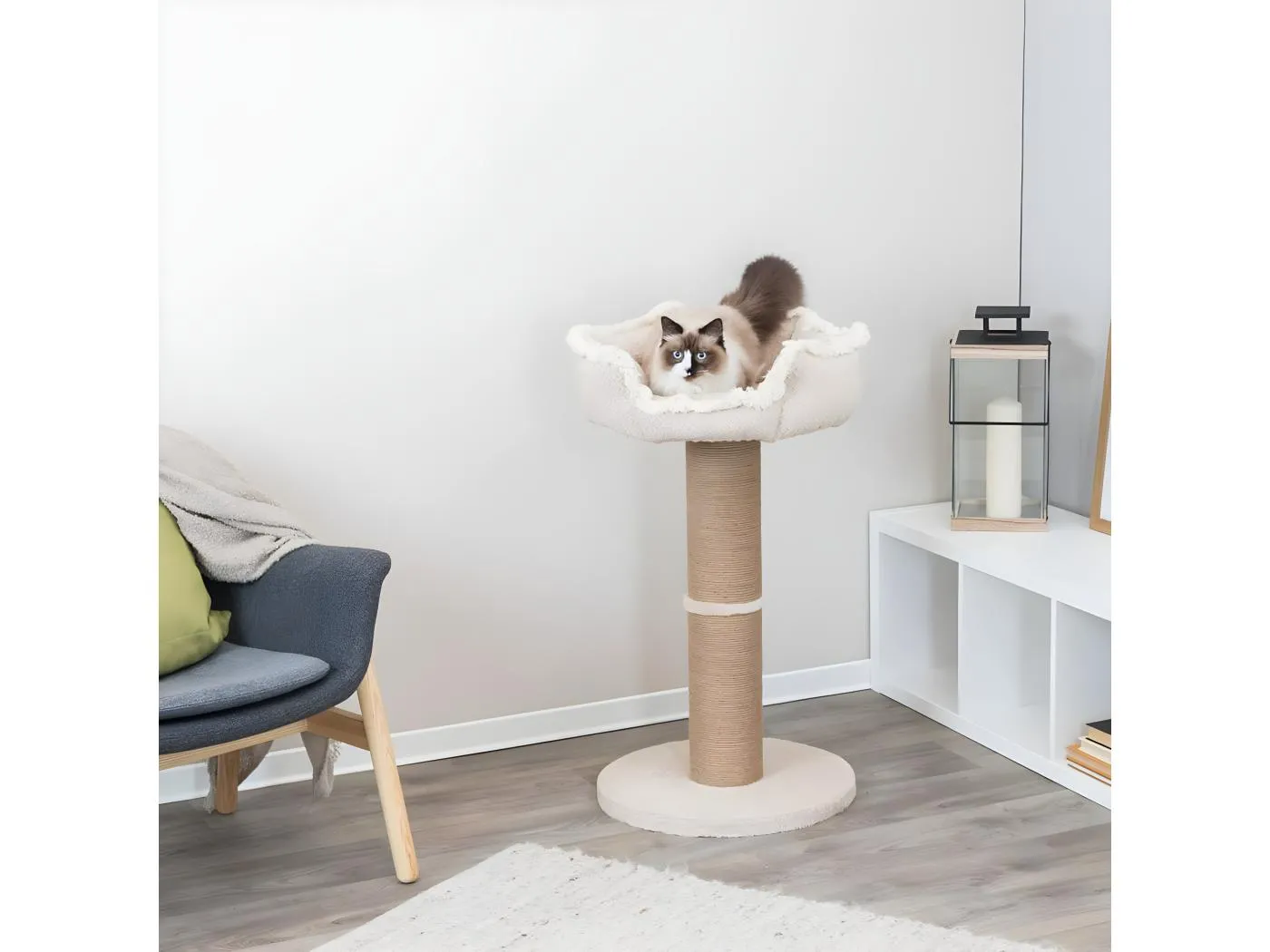 Kratzbaum Boho 83 cm Beige