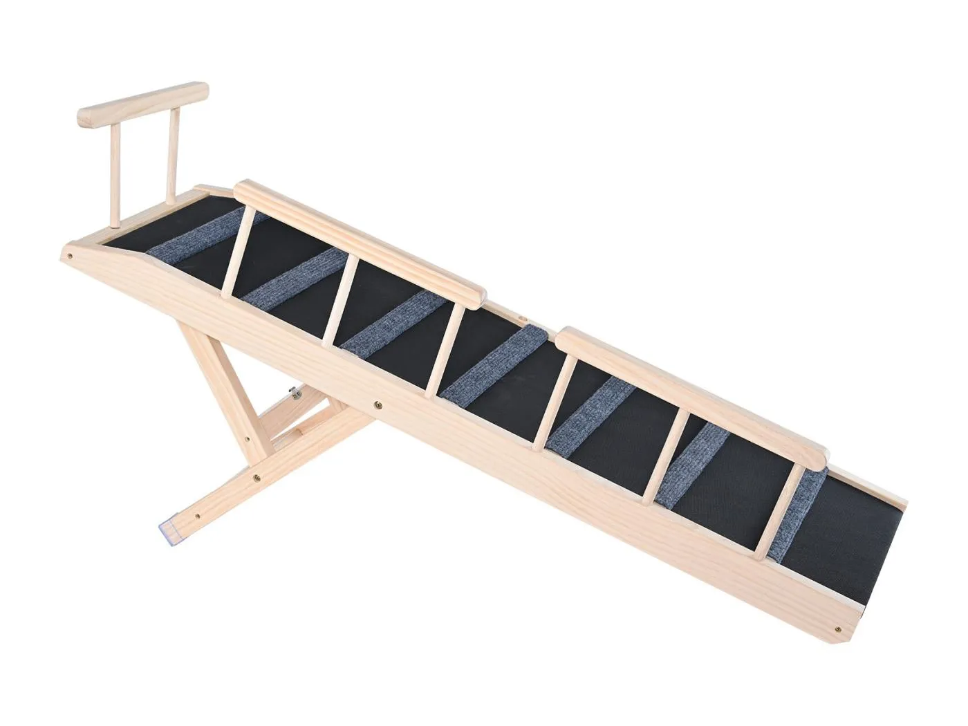 Hunderampe SucceBuy, Klappbare Haustierrampe, 120,1 CM Lang, Höhenverstellbar von 35,1 bis 70,1 CM