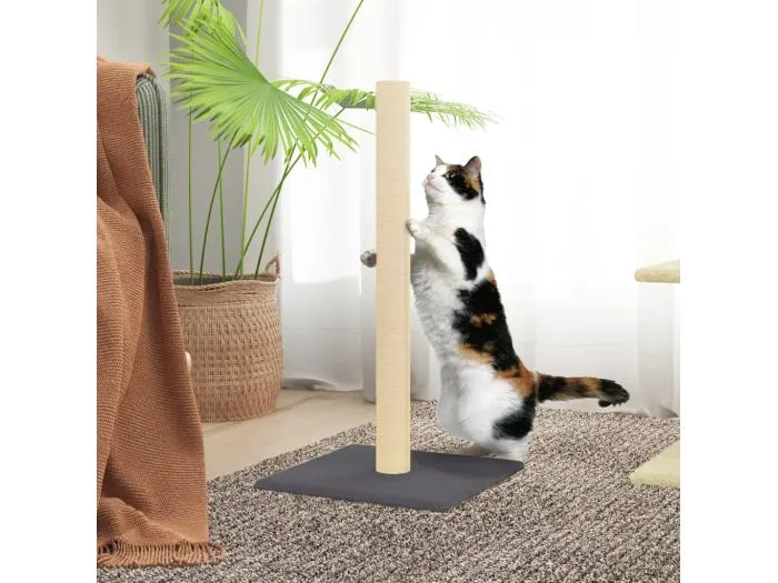 Kratzsäule Dunkelgrau 35x35x70 cm