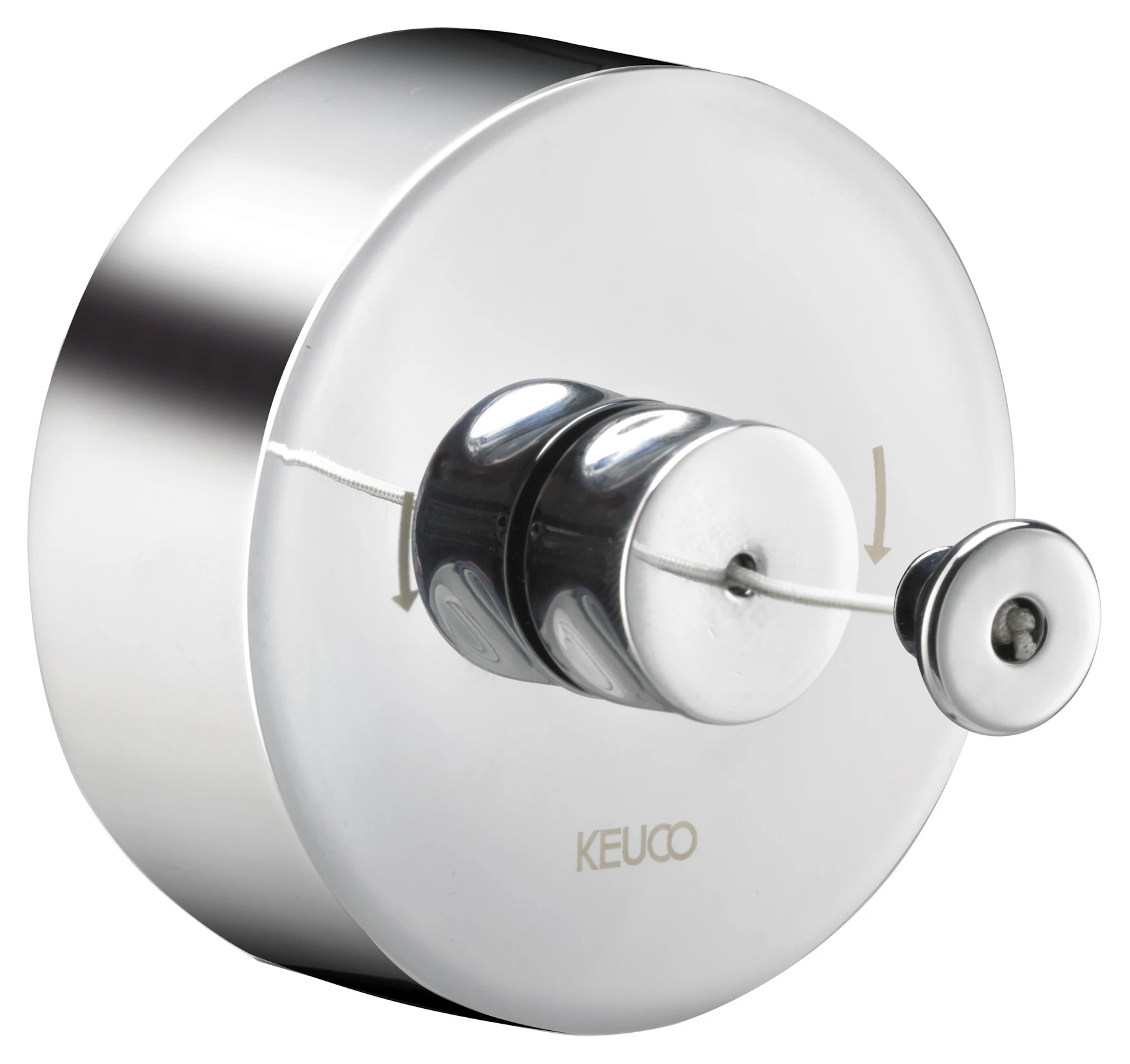 Universalartikel 04979070001 Wäscheleine ausziehbar Edelstahl/verchromt