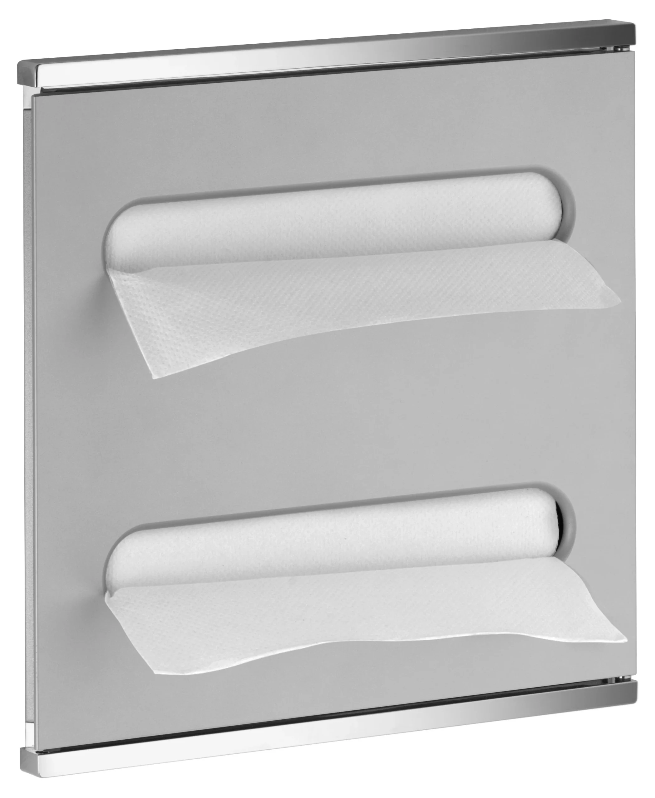 Plan Integral Modul Waschtisch 2 Anschlag links 326 x 325 x 143 mm verchromt/Aluminium silber
