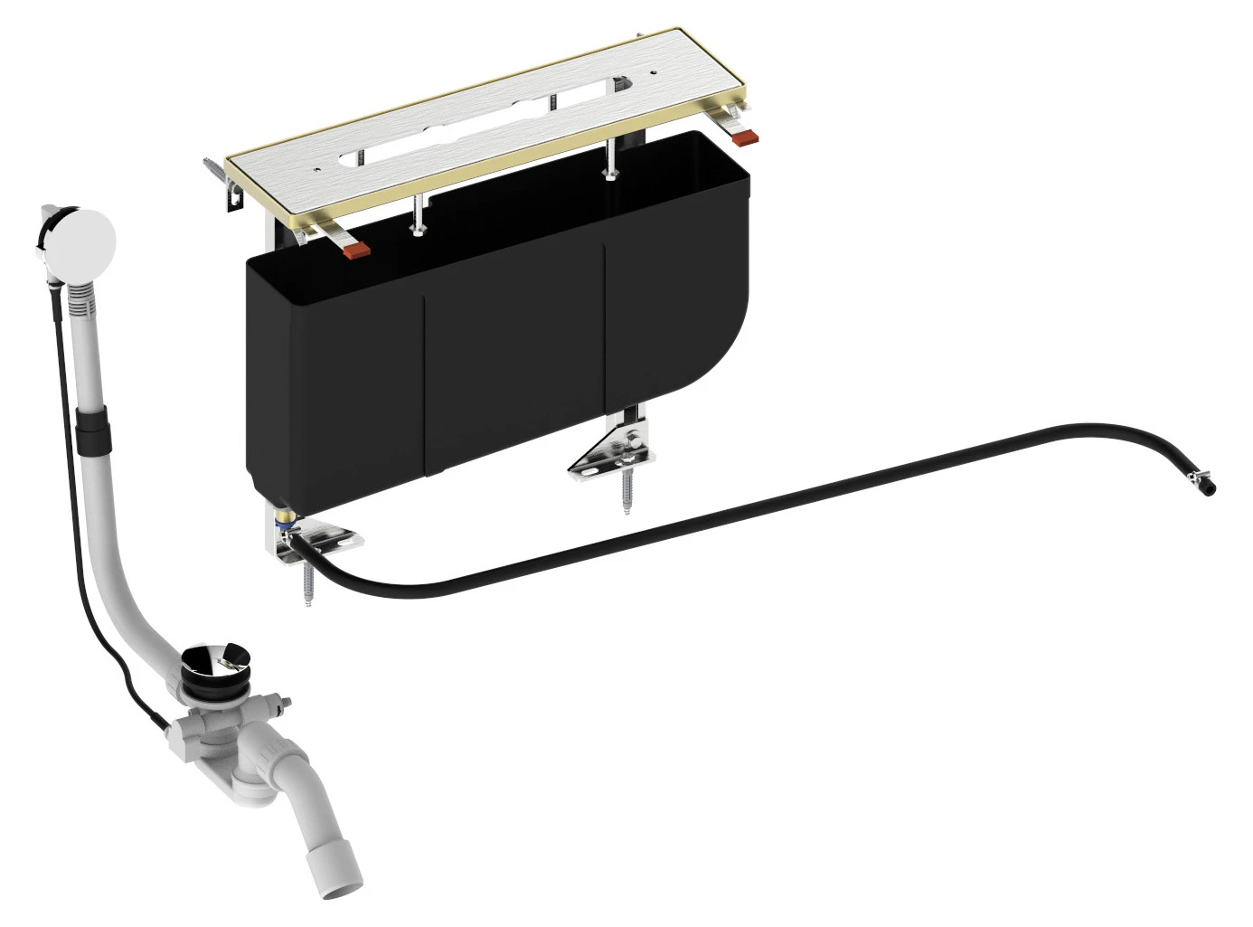 Armaturenzubehör 51130000070 Montageblock für 51130 verchromt