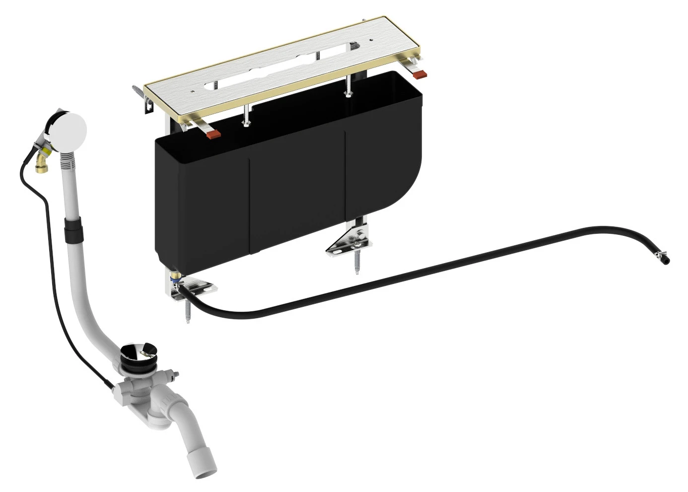 Arm.-Zub. 51130000075 Montageblock für 51130 010500 verchromt