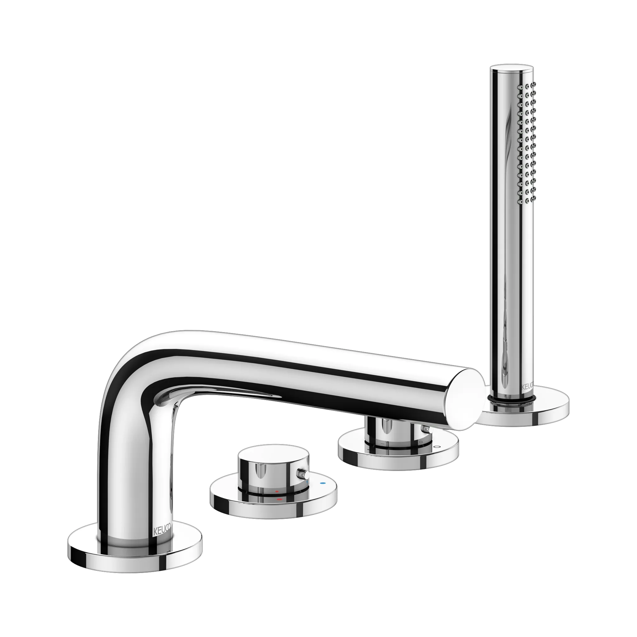 Edition 400 51530010200 Wannenmischer 4-Loch Wannenrand Ausladung 220 mm verchromt