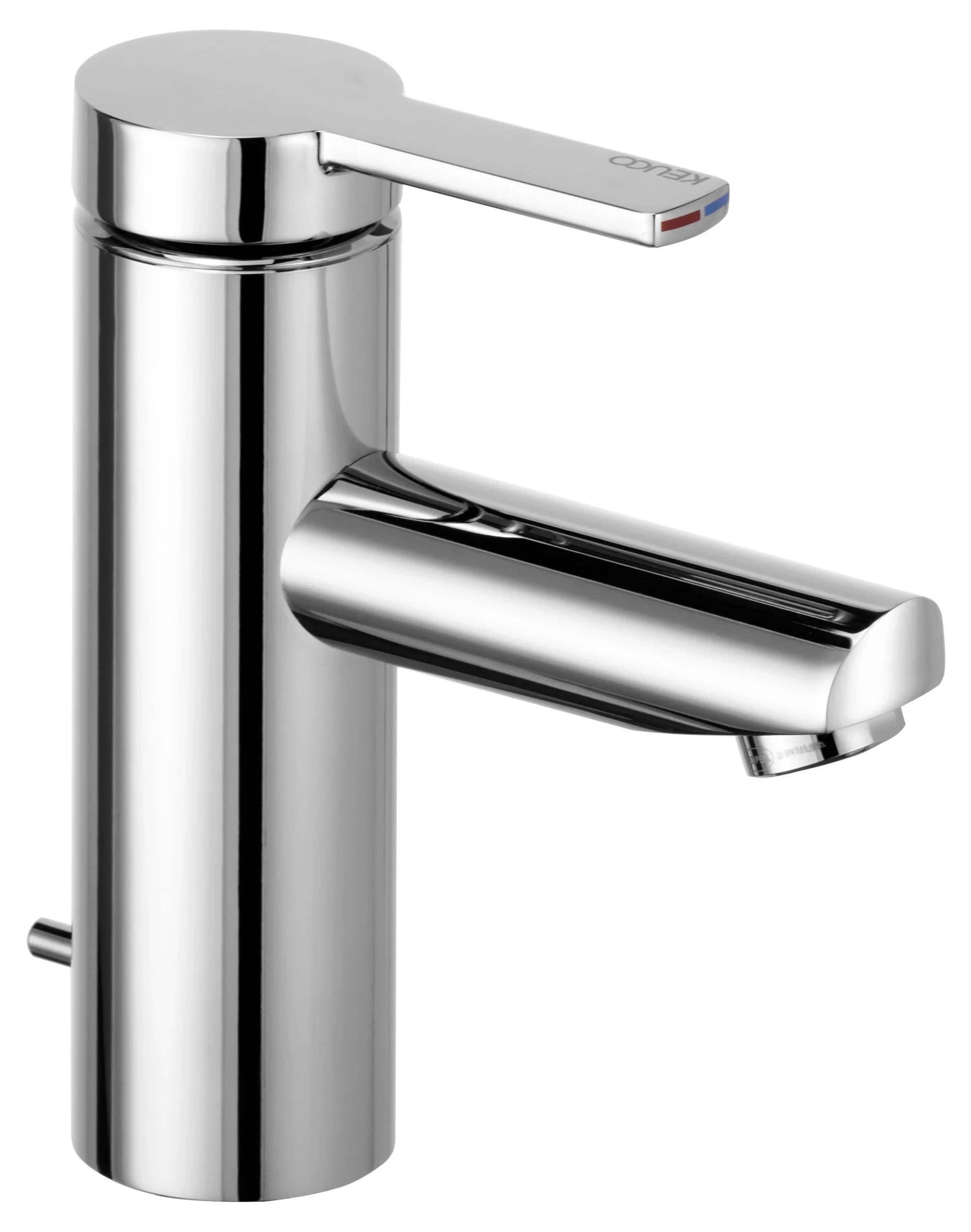 Plan blue 53902010000 Einhebel-Waschtischmischer 90 mit Zugstangen-Ablaufgarnitur verchromt