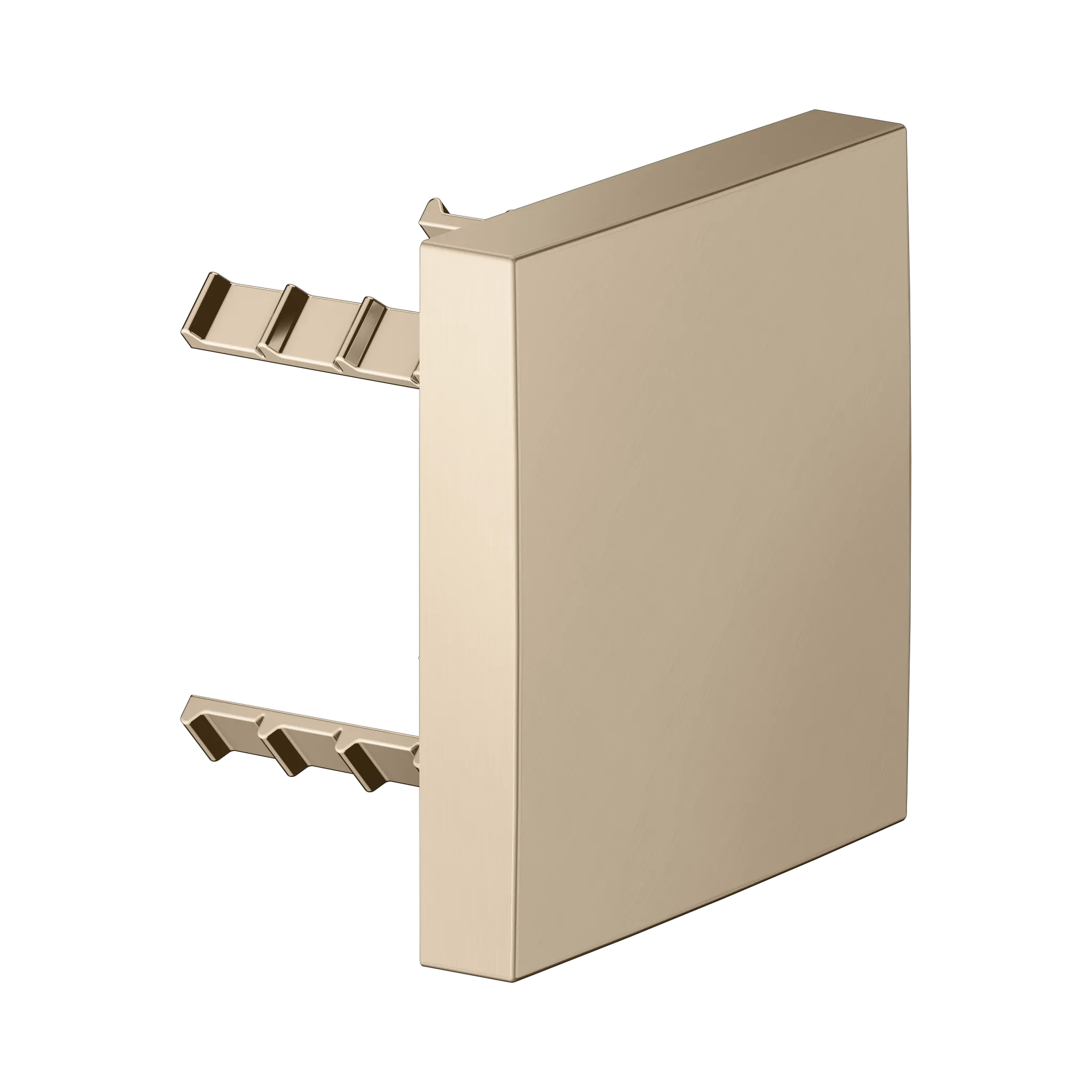 Arm.-Zub. 59949030002 Abdeckblende für Rohrunterbrecher (eckig) 90 x 90 mm Bronze gebürstet