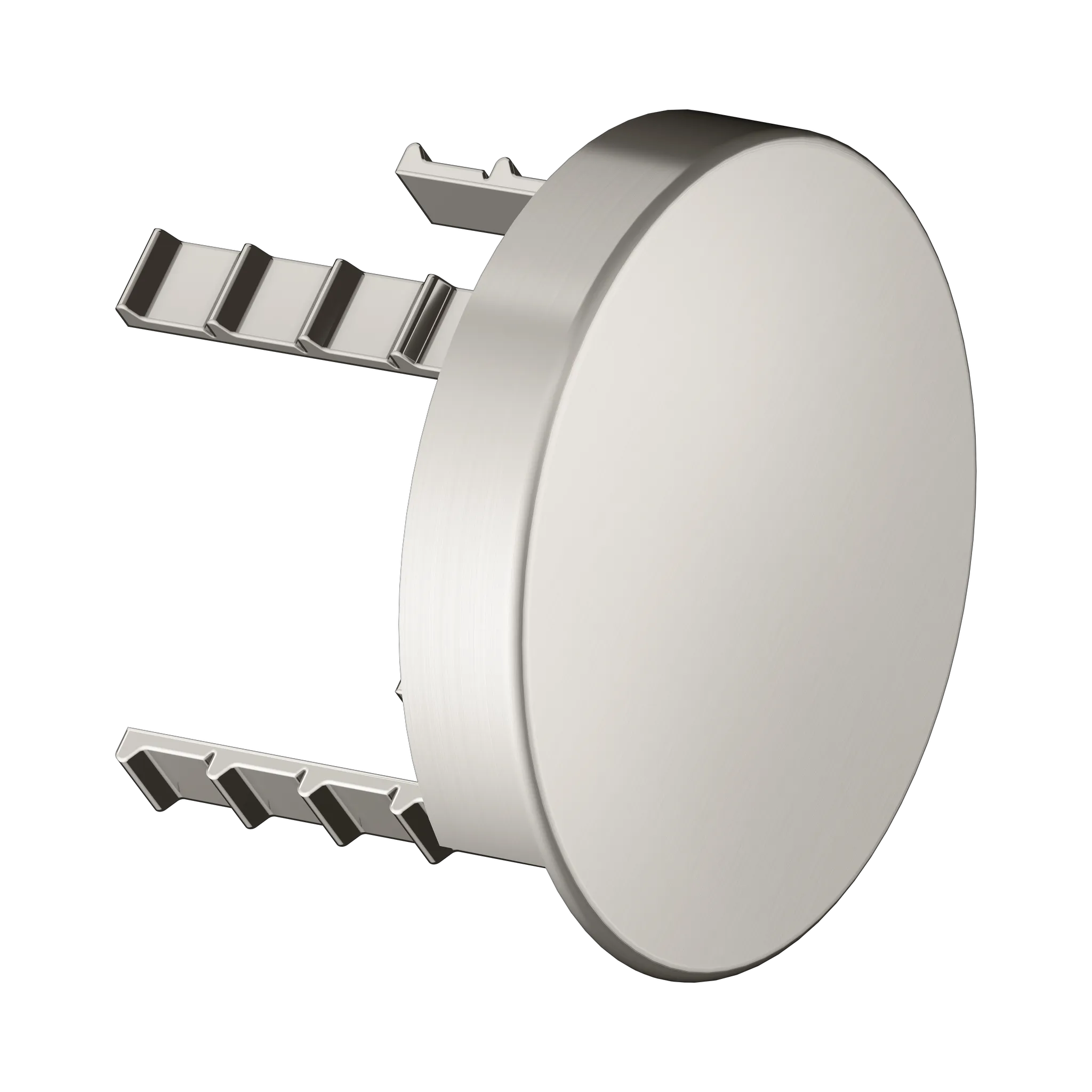 Arm.-Zub. 59949050001 Abdeckblende für Rohrunterbrecher (rund) 90 mm Ø Nickel gebürstet