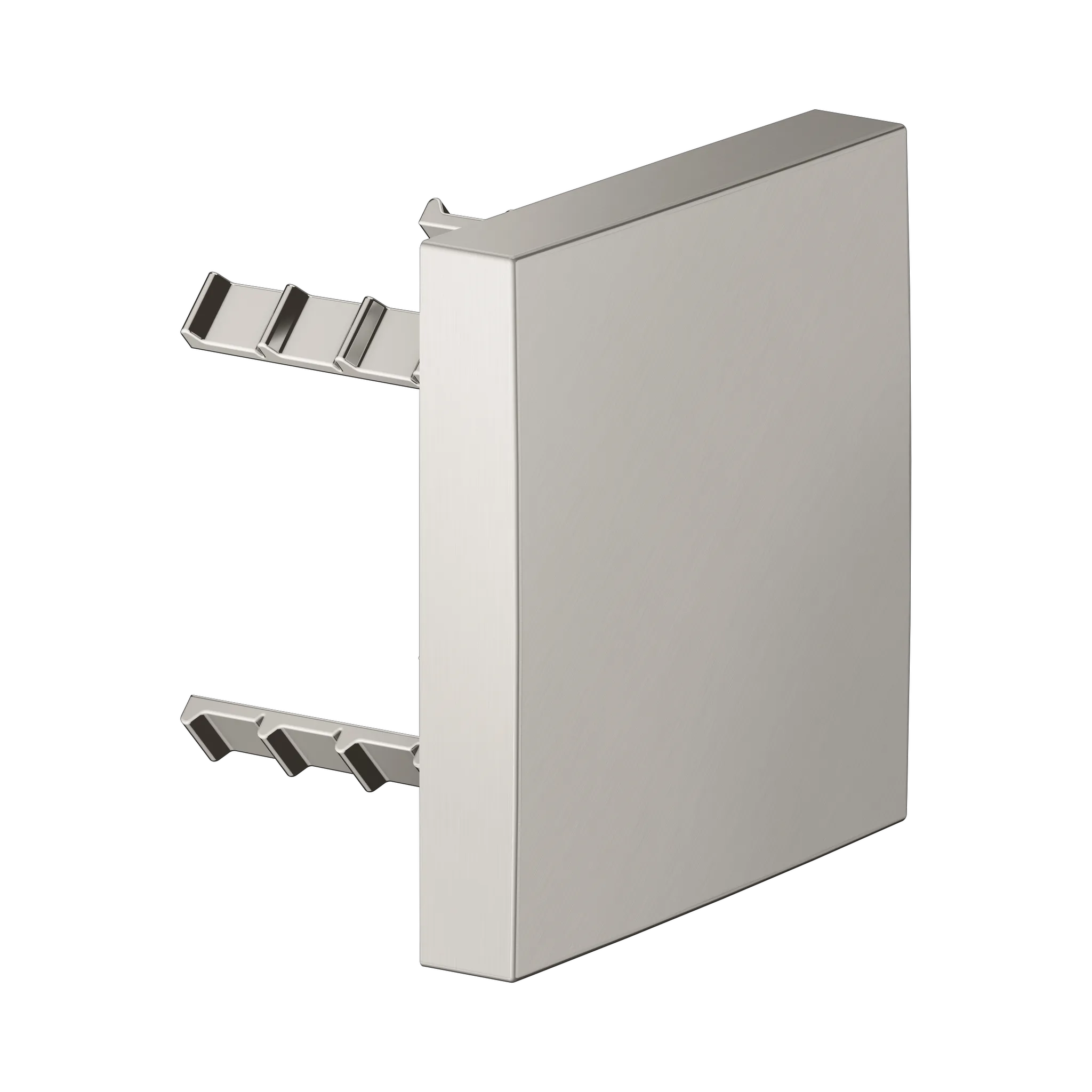 Arm.-Zub. 59949050002 Abdeckblende für Rohrunterbrecher (eckig) 90 x 90 mm Nickel gebürstet