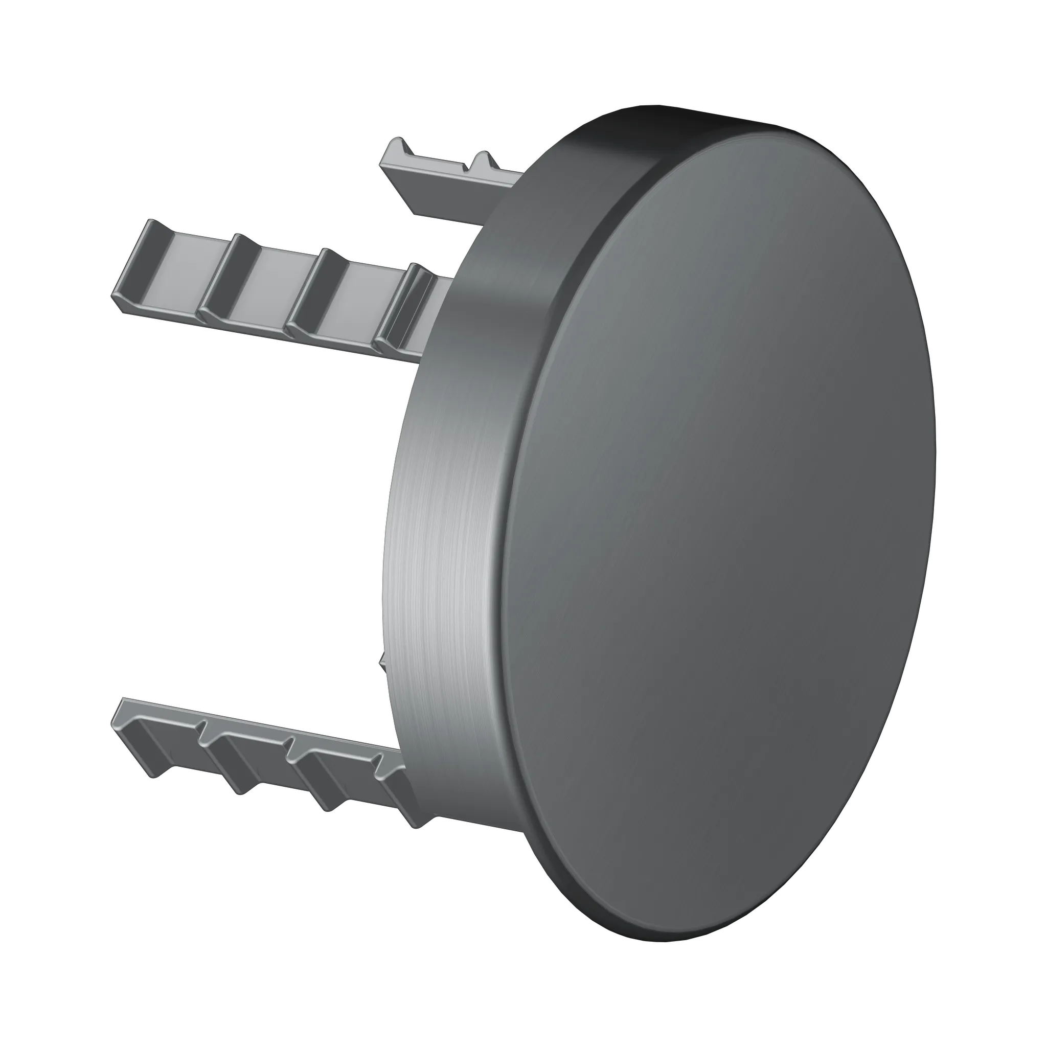 Arm.-Zub. 59949130001 Abdeckblende für Rohrunterbrecher (rund) 90 mm Ø Schwarzchrom gebürstet