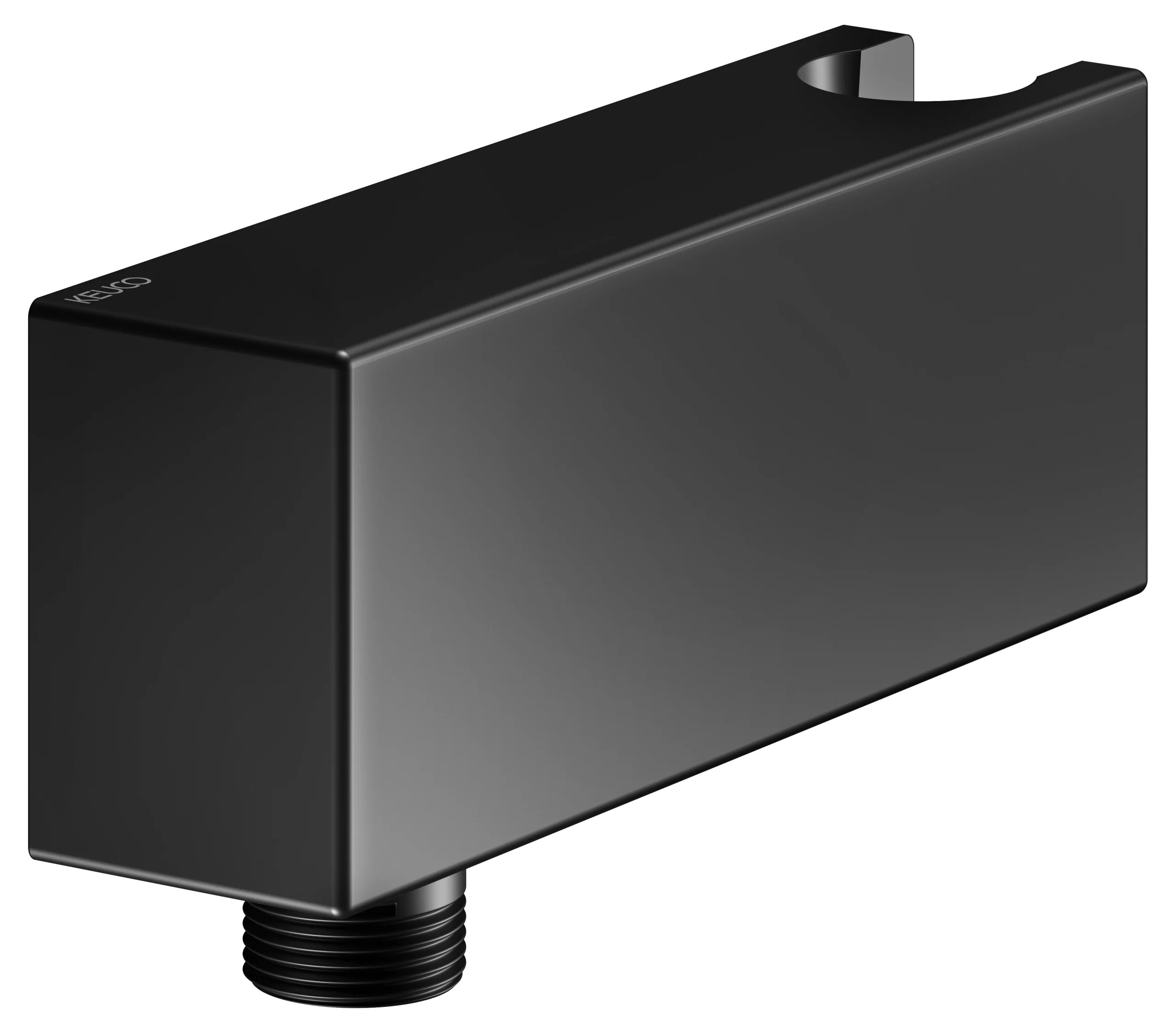 Armaturenzubehör 59993370000 Schlauchanschluß mit Wandbrausehalter schwarz