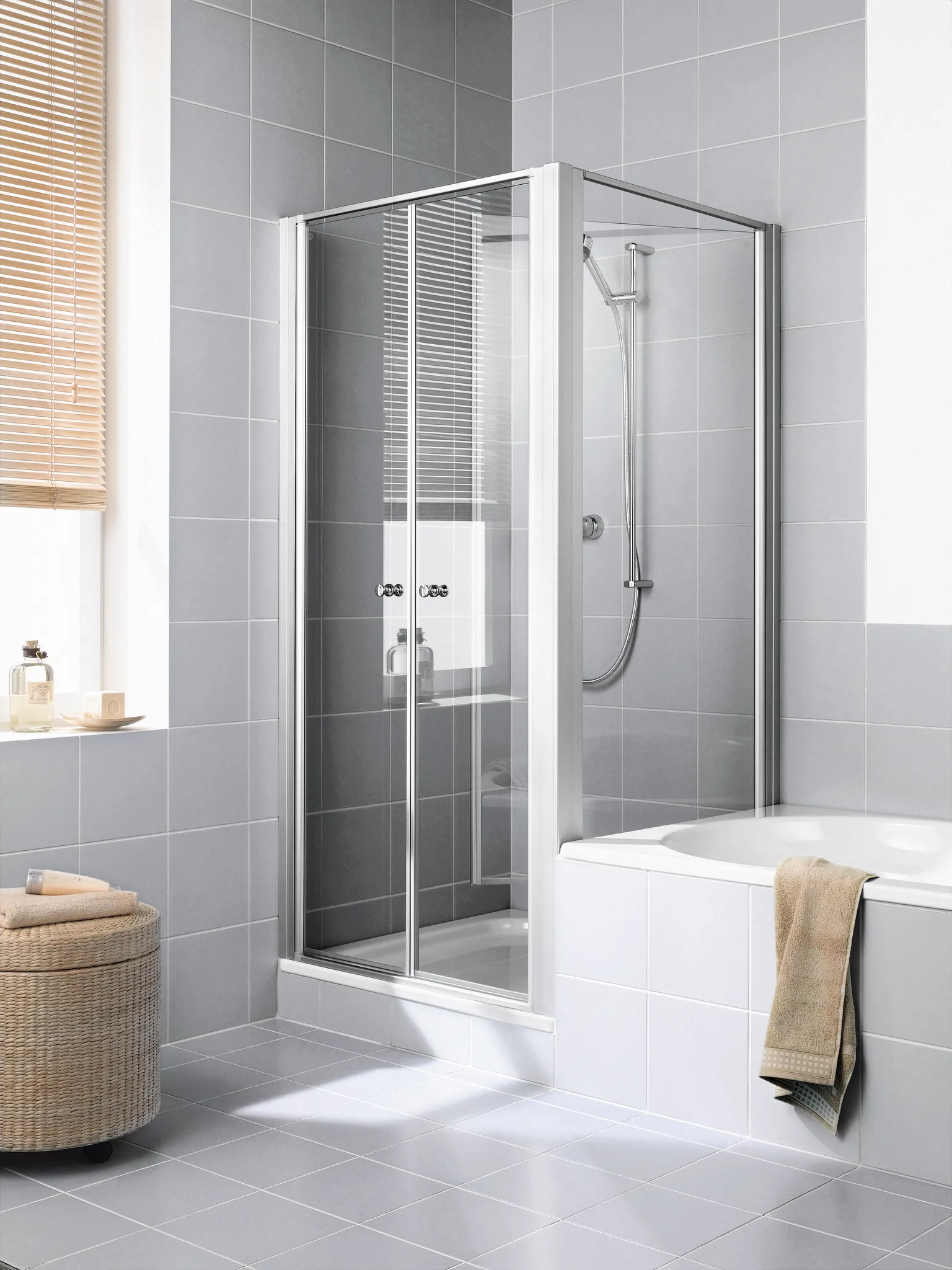 Kermi Seitenwand für Bad und Dusche „IBIZA 2000“ 70 × 160 cm