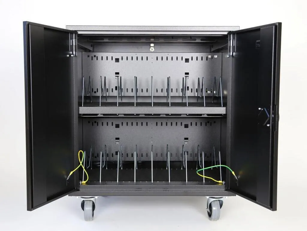 LEBA NoteCart Flex 16 mobile Aufbewahrungs- und Ladelösung für 16 Geräte