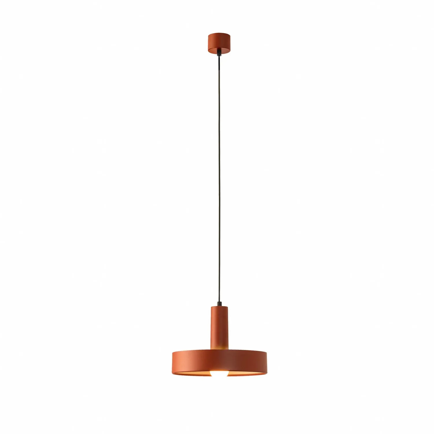 Leds C4 Pendellampe Hängeleuchte Keops 1 Terracotta Matt E27 Aluminium 28cm967 B-Ware