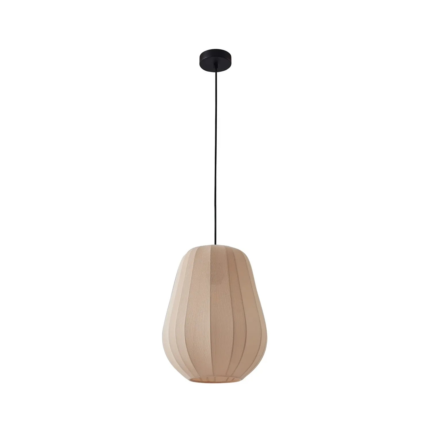 Lindby Hängeleuchte Helin Beige ø 30 Cm Stoff Deckenlampe Deckenleuchte Lampe B-Ware