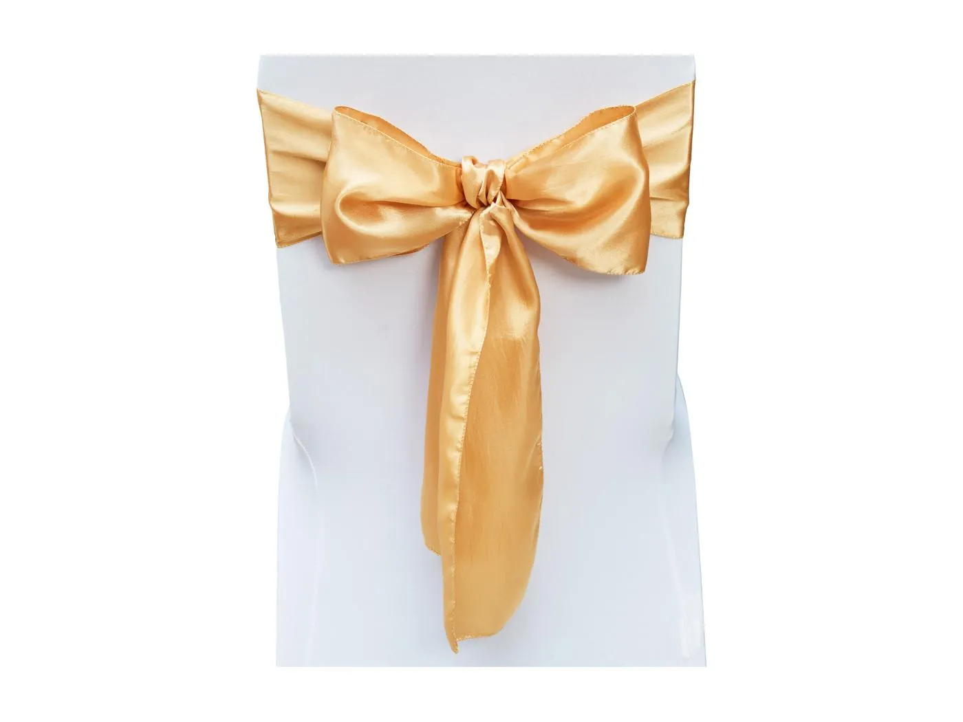 Stuhlbezug SucceBuy, 50 Stück, Goldfarben, Stuhlbezug mit Elastikbändern, für die Dekoration von Hochzeitsstühlen