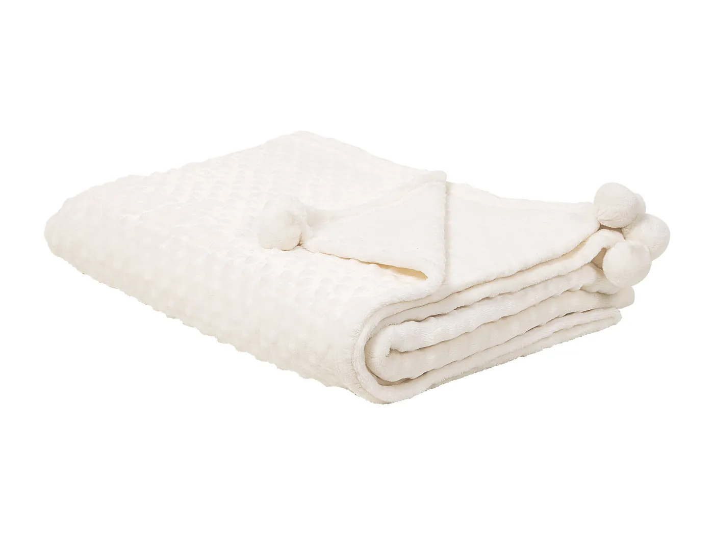 Warme Decke cremeweiß 150 x 200 cm Samur