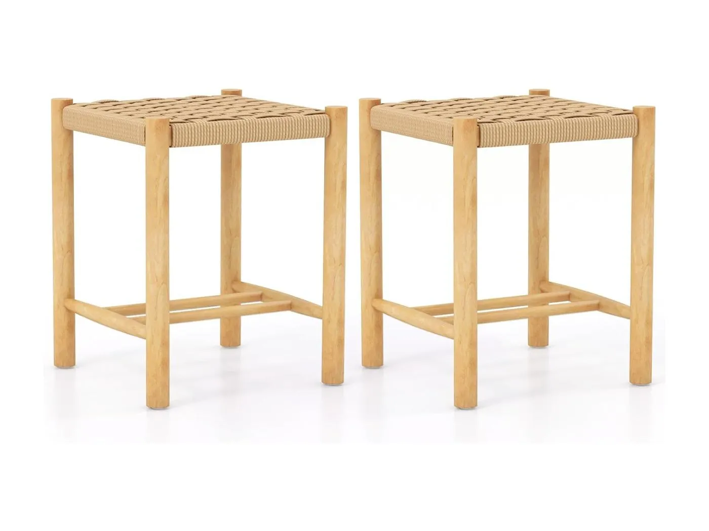 Barhocker aus Holz(2er Set)