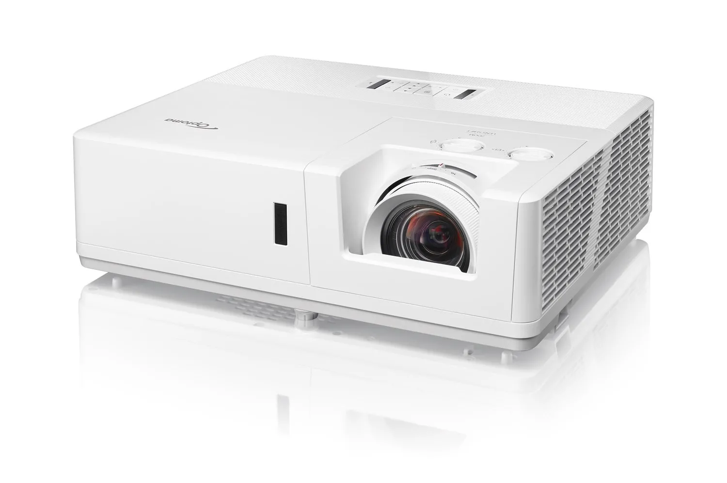 Optoma ZU707T Beamer mit 7000 Lumen, staubdichter IP6X Laserengine und HDR für große Veranstaltungsräume und Digital Signage