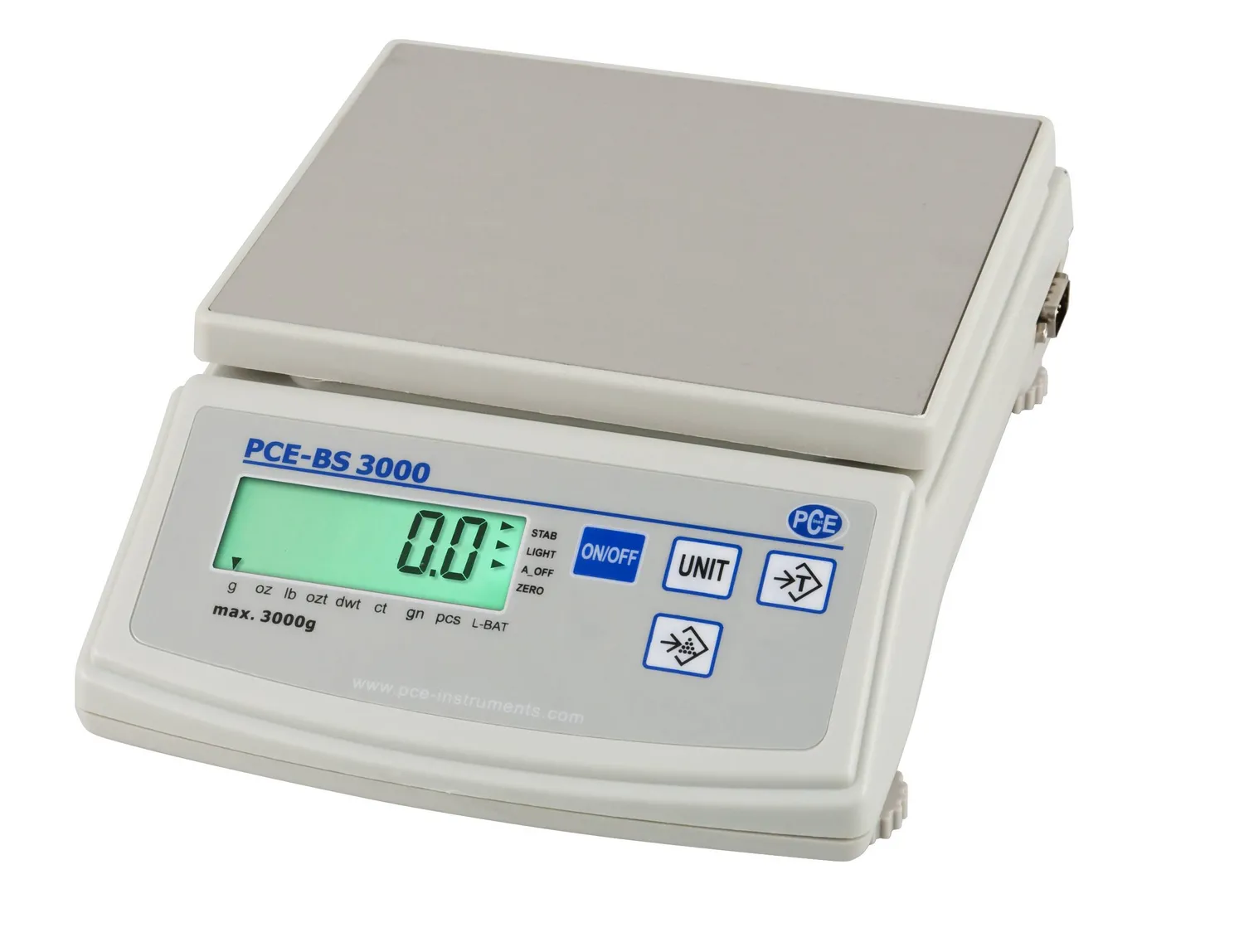 Pce Instruments Zähl Tischwaage Waage Pce Bs 3000 Bis 3000 G Fläche 160x135 Mm B-Ware