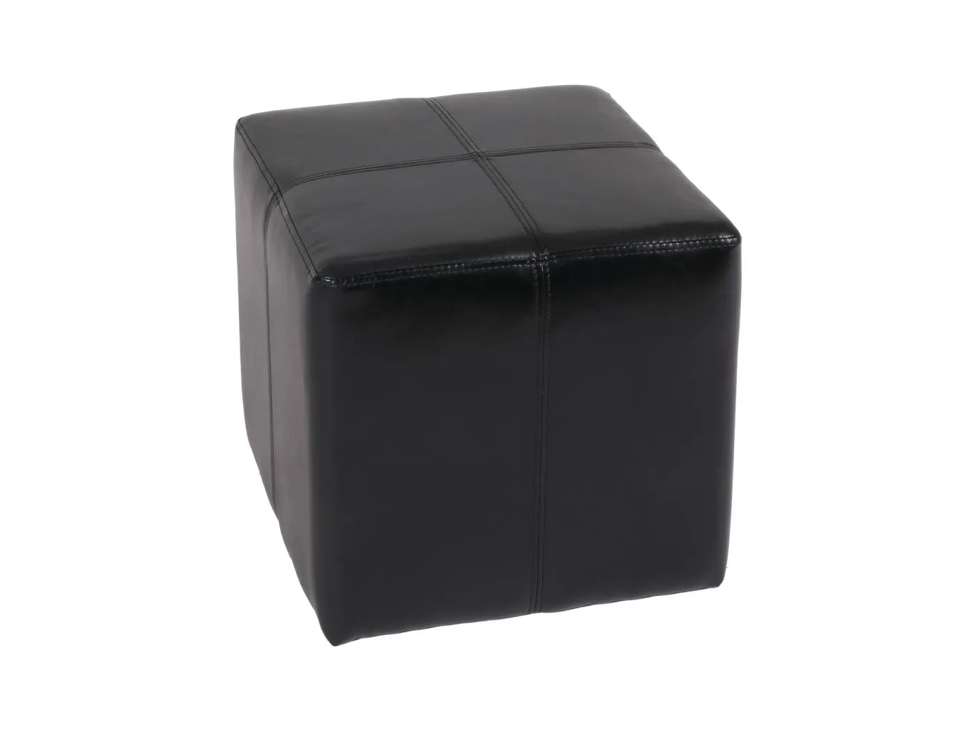 Sitzhocker Carrara, Schwarz