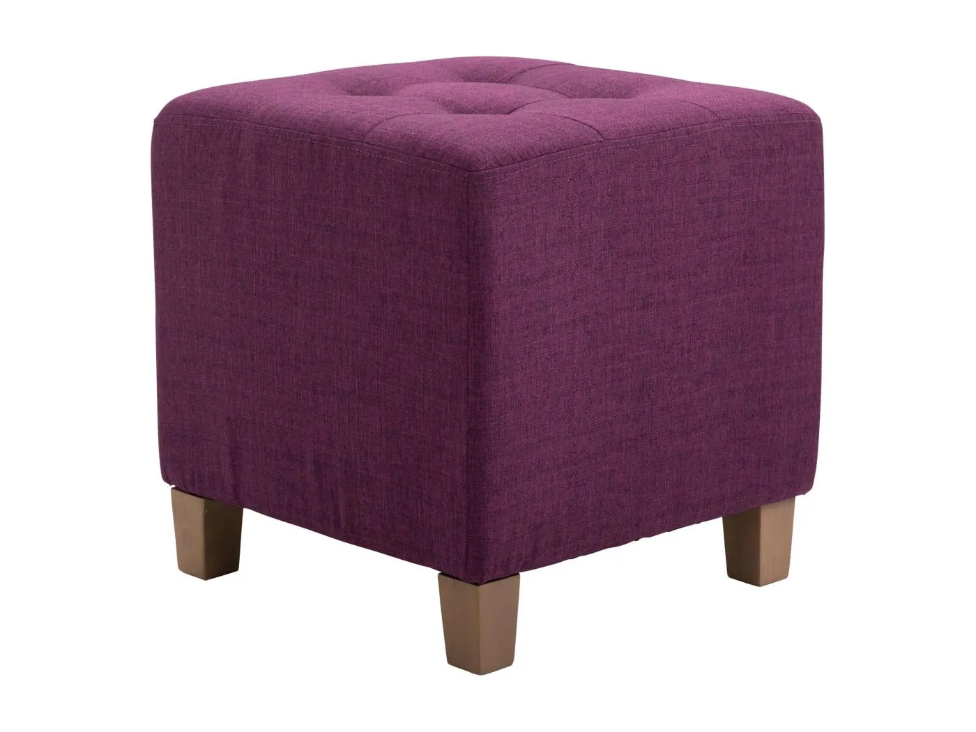 Sitzhocker - Stoff & Holz - lila - Pharao