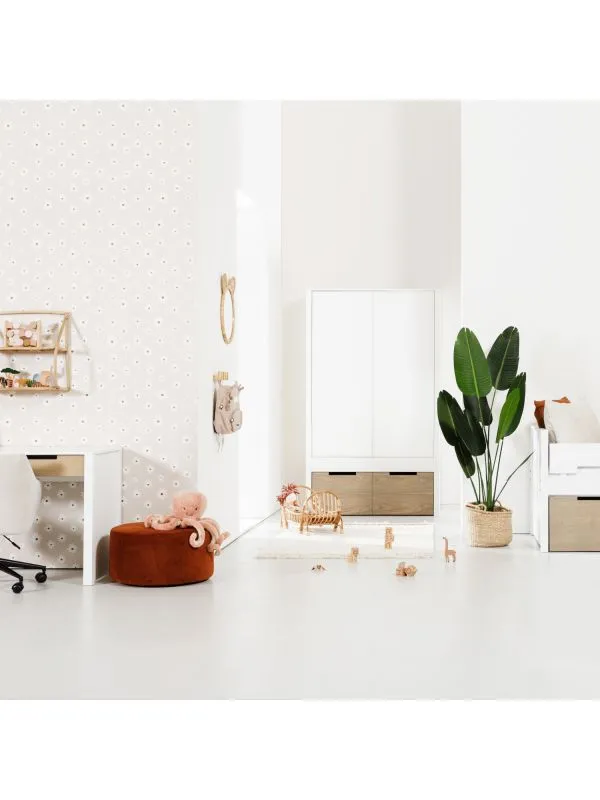 Europe Baby Ralph Kinderzimmer Weiß / Accent Holzlook