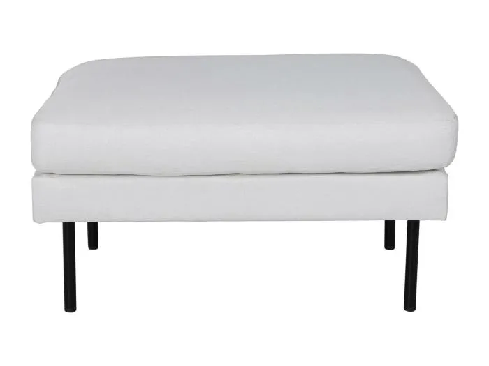 Zoom Pouf, Hocker  schwarz, hellbeige.