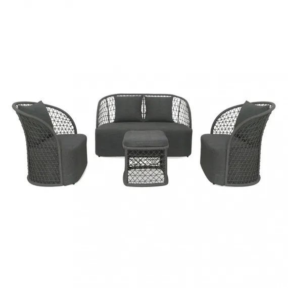 Tucumàn 2-Sitzer Gartenset mit Kissen