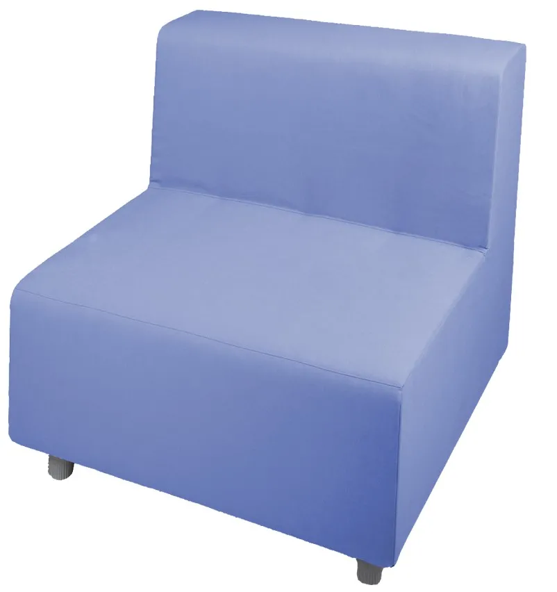 Relax! Möbelserie - 1-Sitzer Bank mit Lehne, Stoffbezug