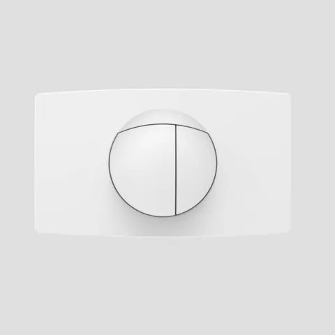 Betätigungsplatte L-2Menge weiß