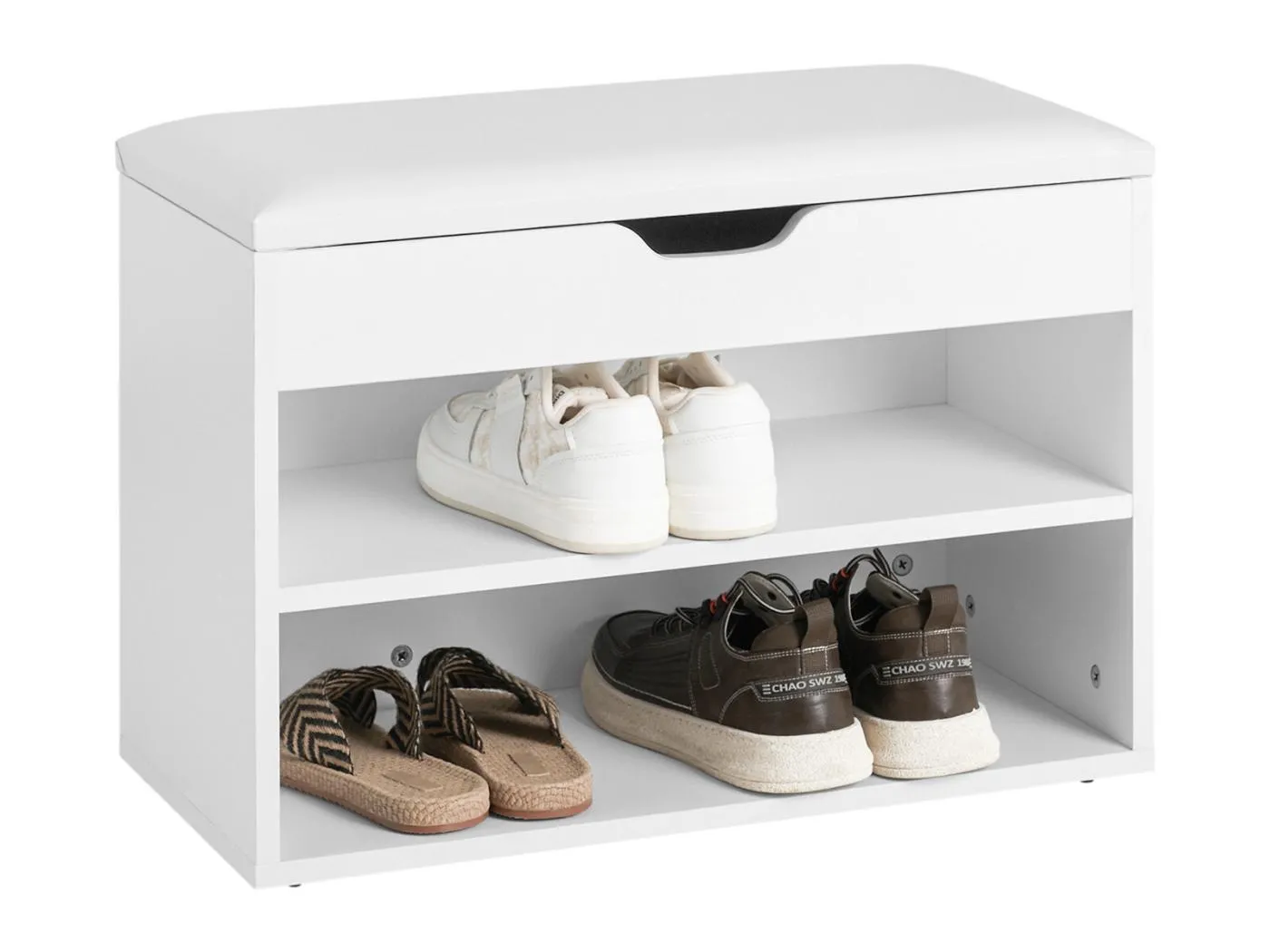 Sitzbank FSR25-W 60 x 44 x 30 cm Weiß