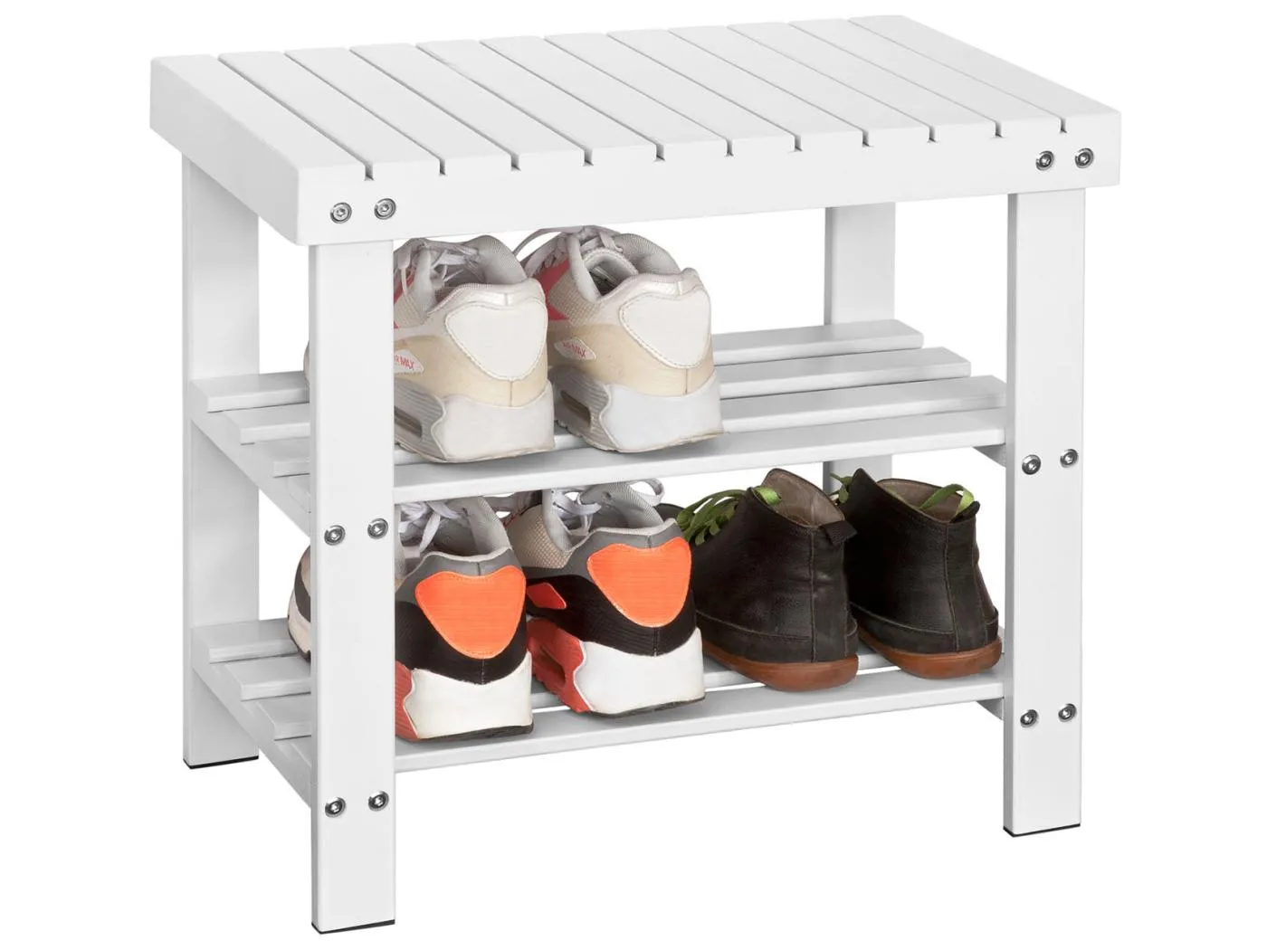 Sitzbank FSR02-K-W 50 x 45 x 29 cm Weiß