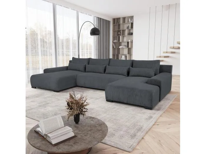 WOHNLANDSCHAFT Benny U grau