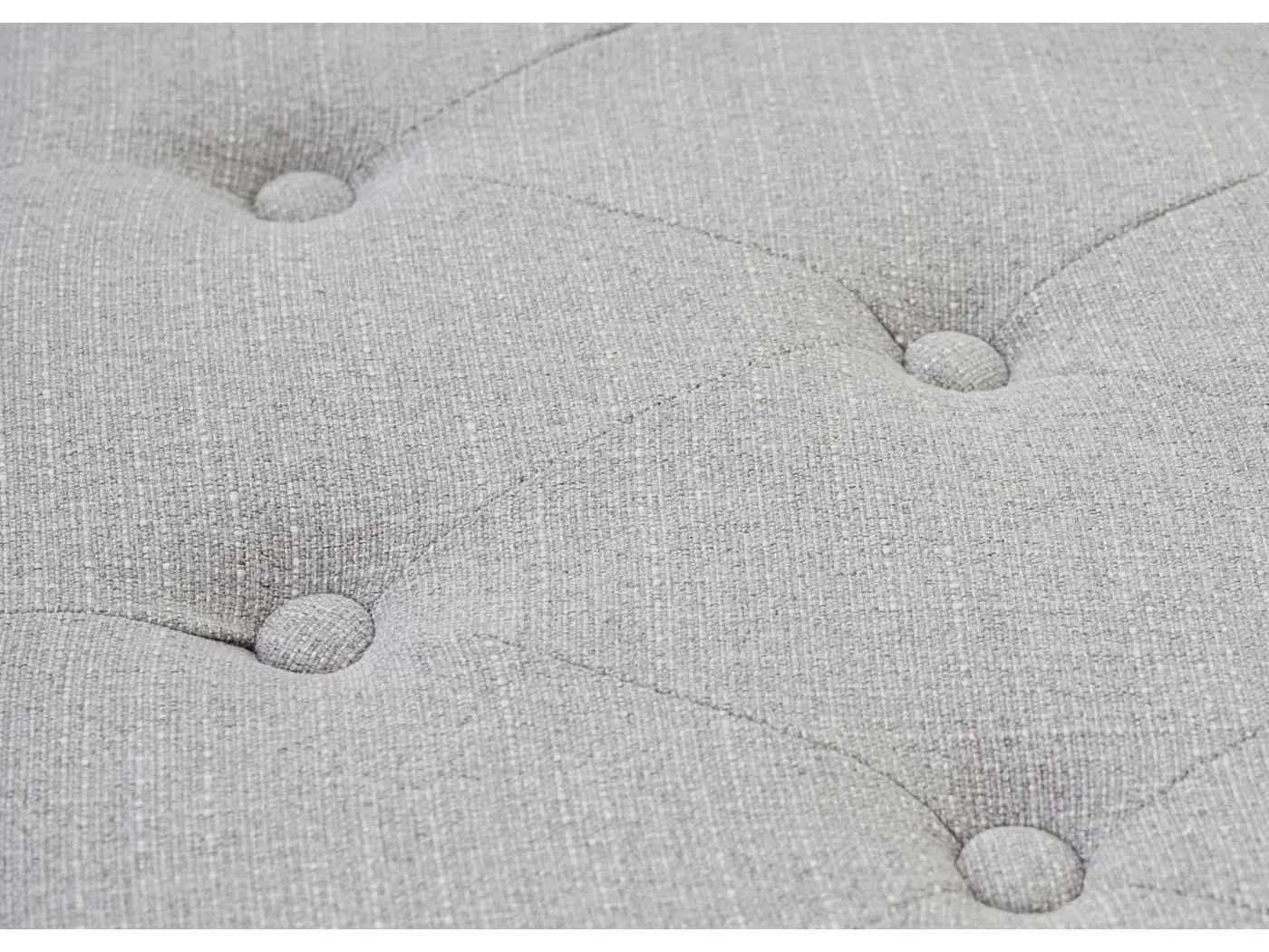 Ottomane Oxford Wasserabweisend, Grau