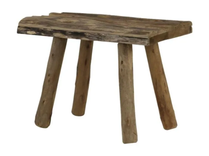 CEDRO Hocker - 50x31x37cm - Braun